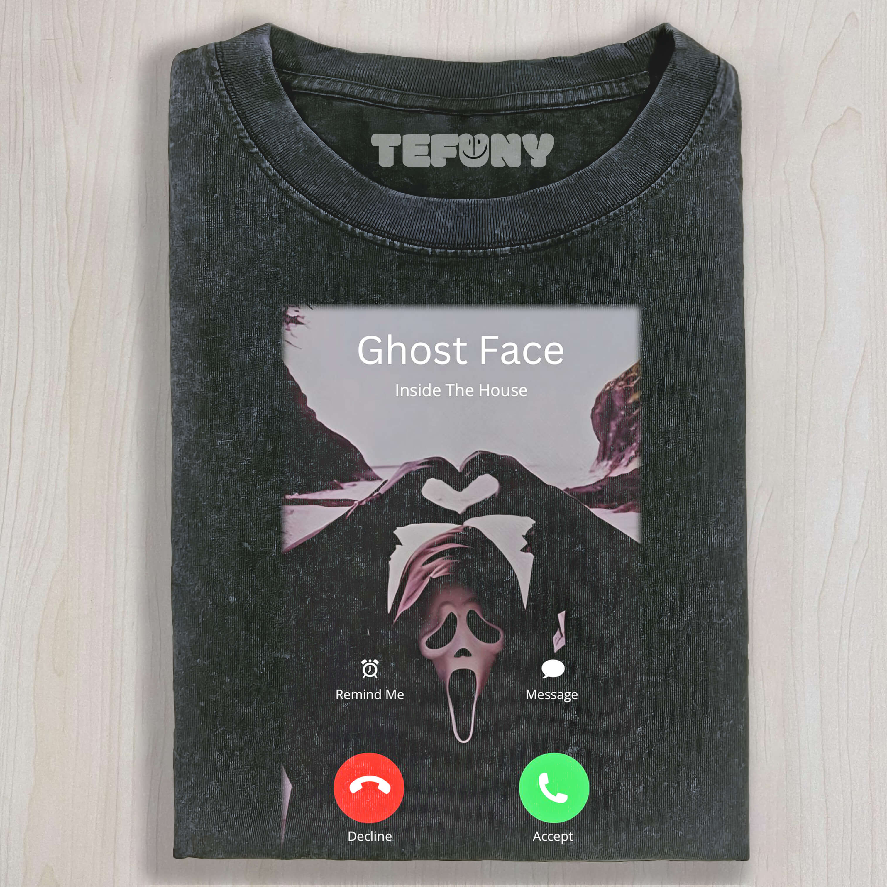 GHOST FACE PHONE CALL T-SHIRT