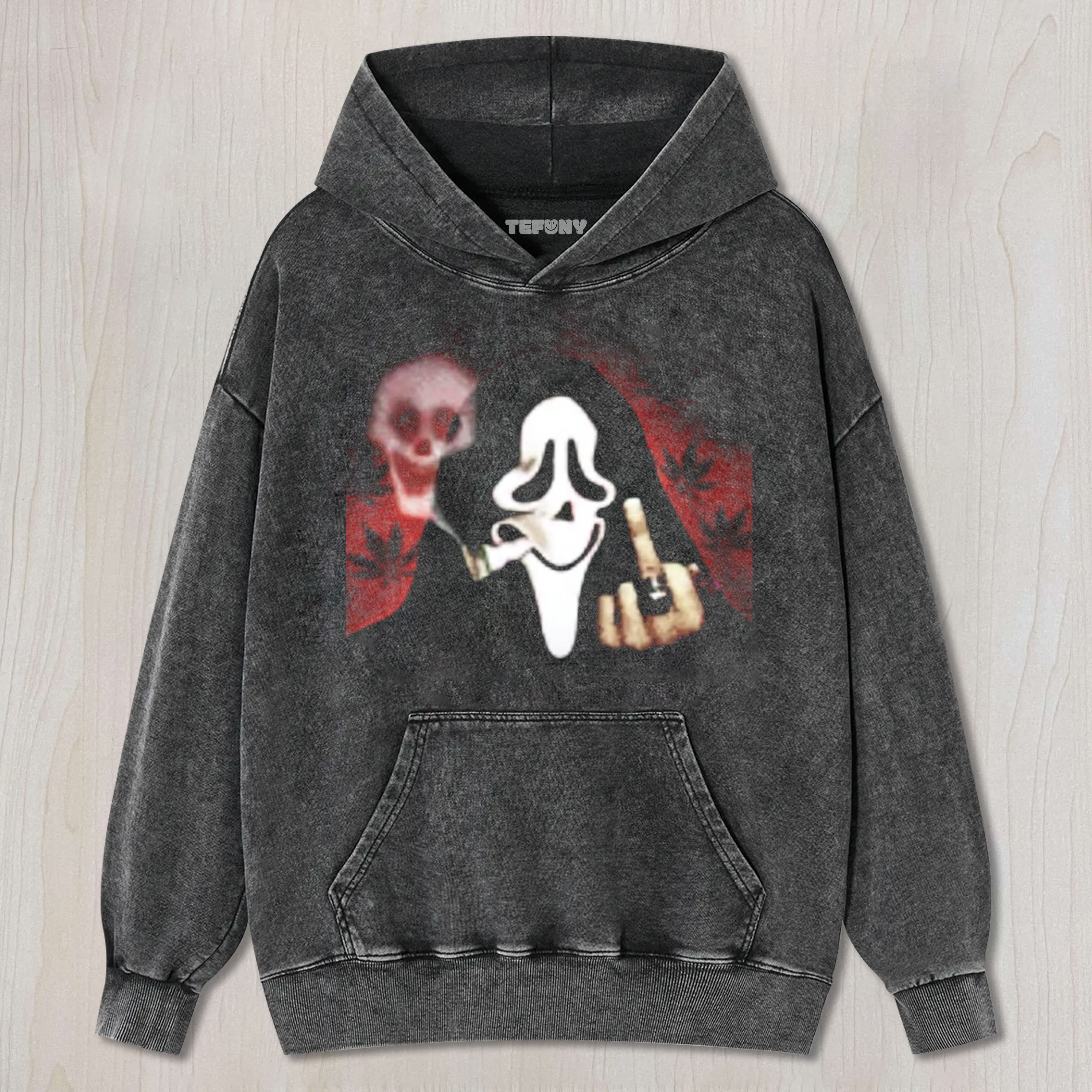 GHOST FACE SMOKING UNISEX TEE, TANK TOP, LAYERED LS, SWEATSHIRT & HOODIE