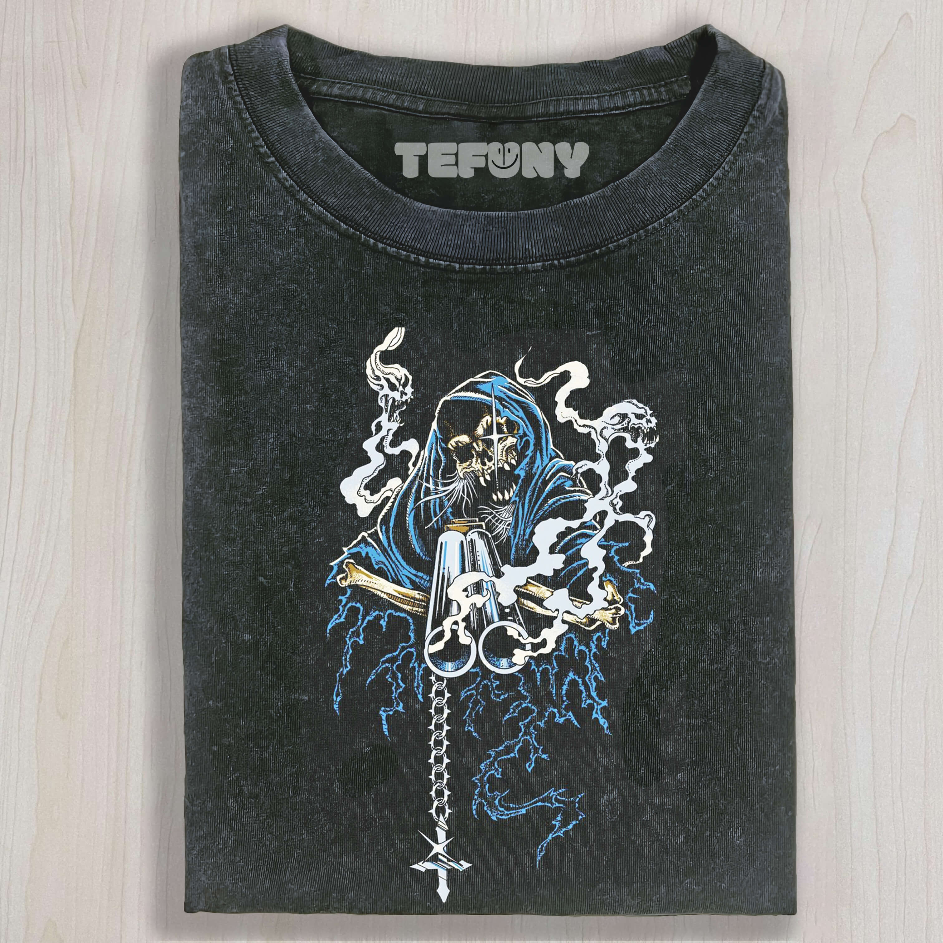 GHOST WITH A GUN T-SHIRT
