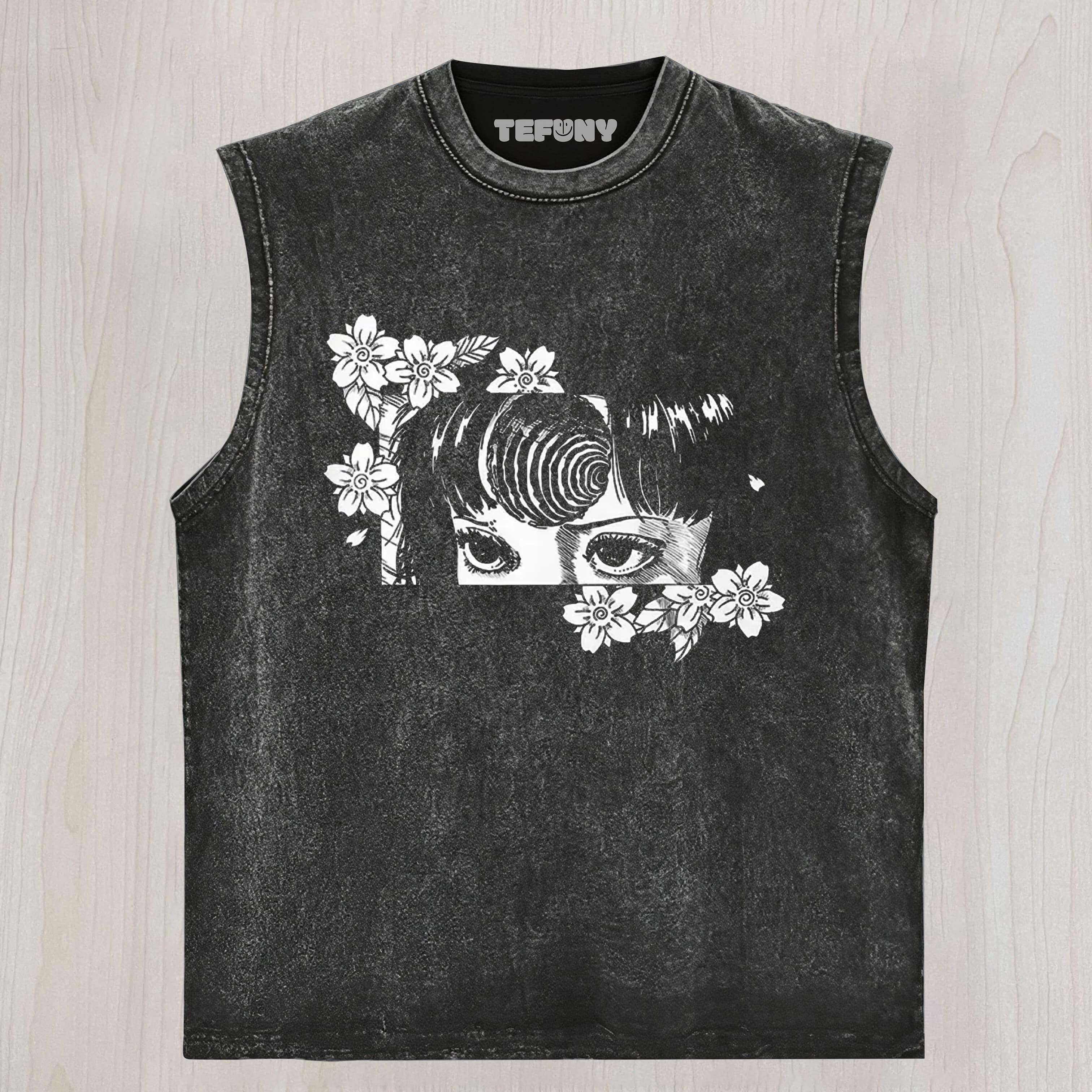 GIRL AND FLOWERS UNISEX TEE, TANK TOP, LAYERED LS, SWEATSHIRT & HOODIE