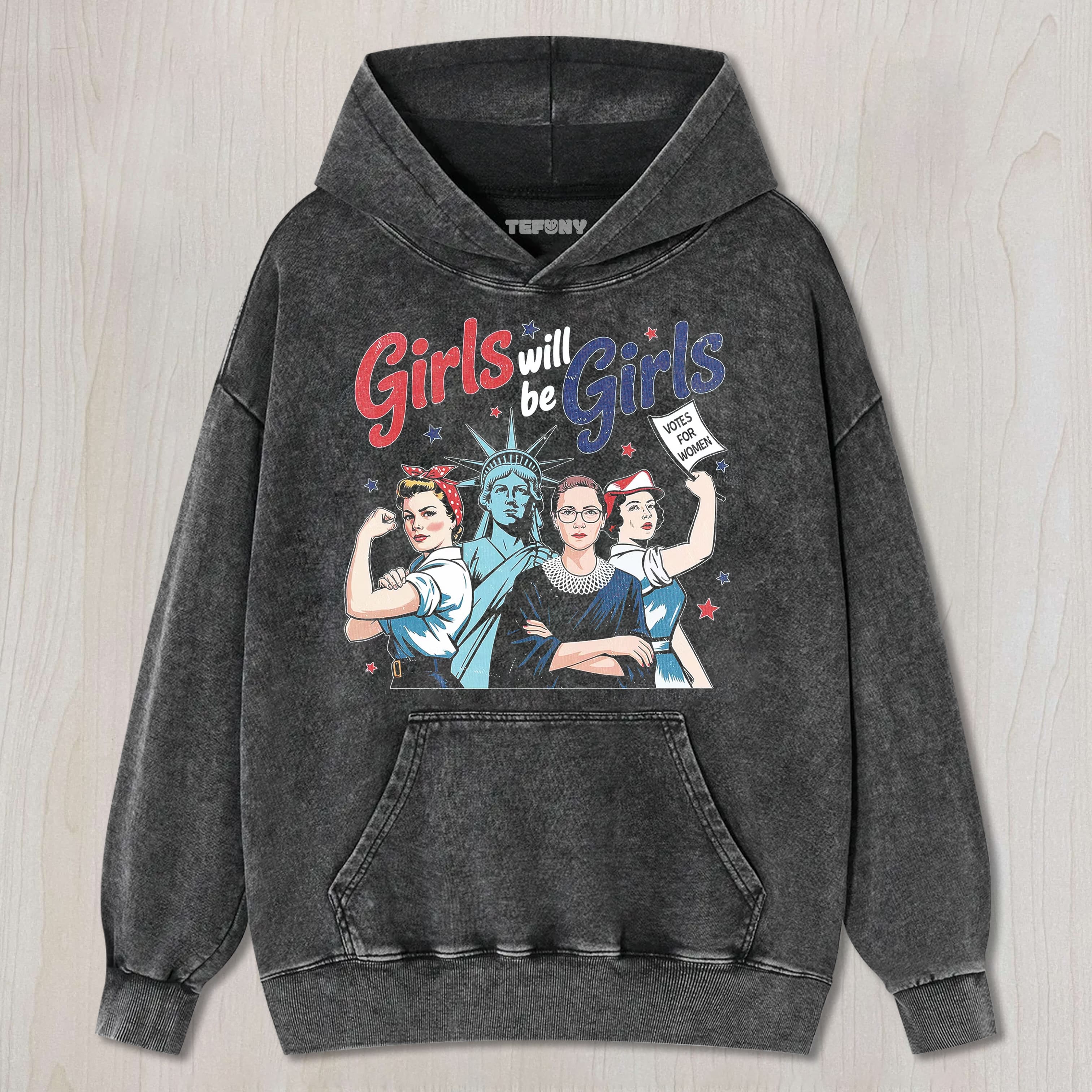 GIRLS WILL BE GIRLS UNISEX TEE, TANK TOP, LAYERED LS, SWEATSHIRT & HOODIE