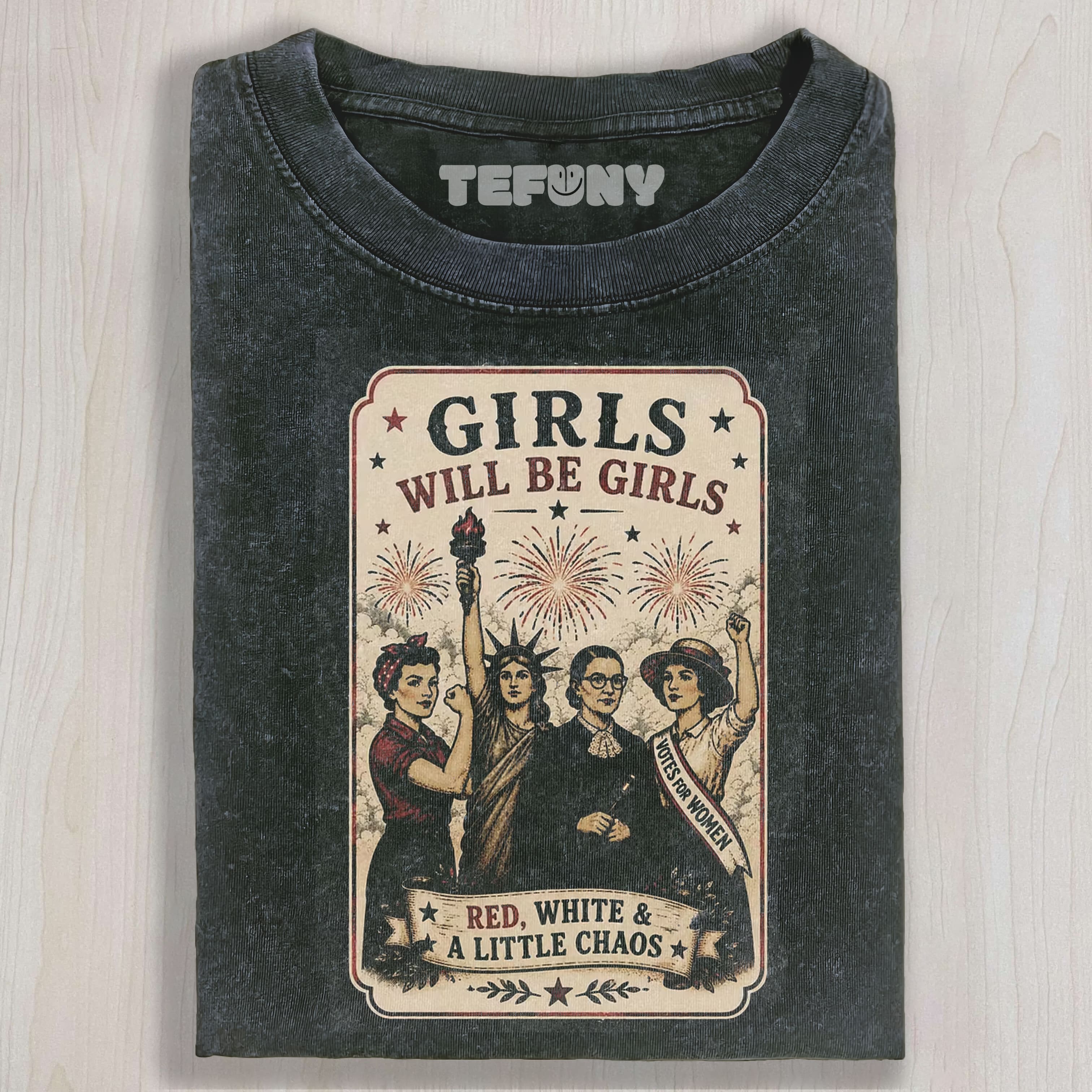 GIRLS WILL BE GIRLS UNISEX TEE, TANK TOP, LAYERED LS, SWEATSHIRT & HOODIE
