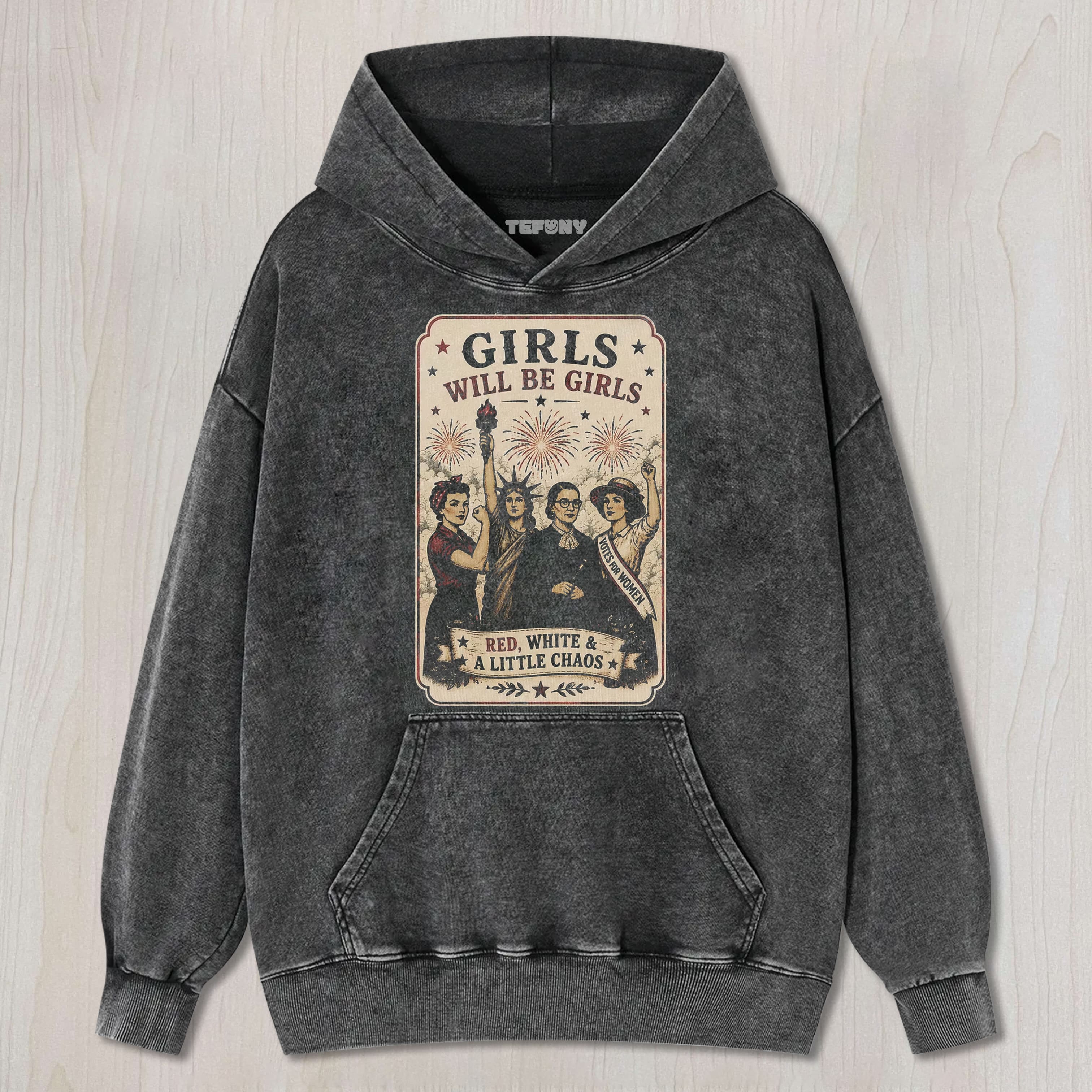 GIRLS WILL BE GIRLS UNISEX TEE, TANK TOP, LAYERED LS, SWEATSHIRT & HOODIE
