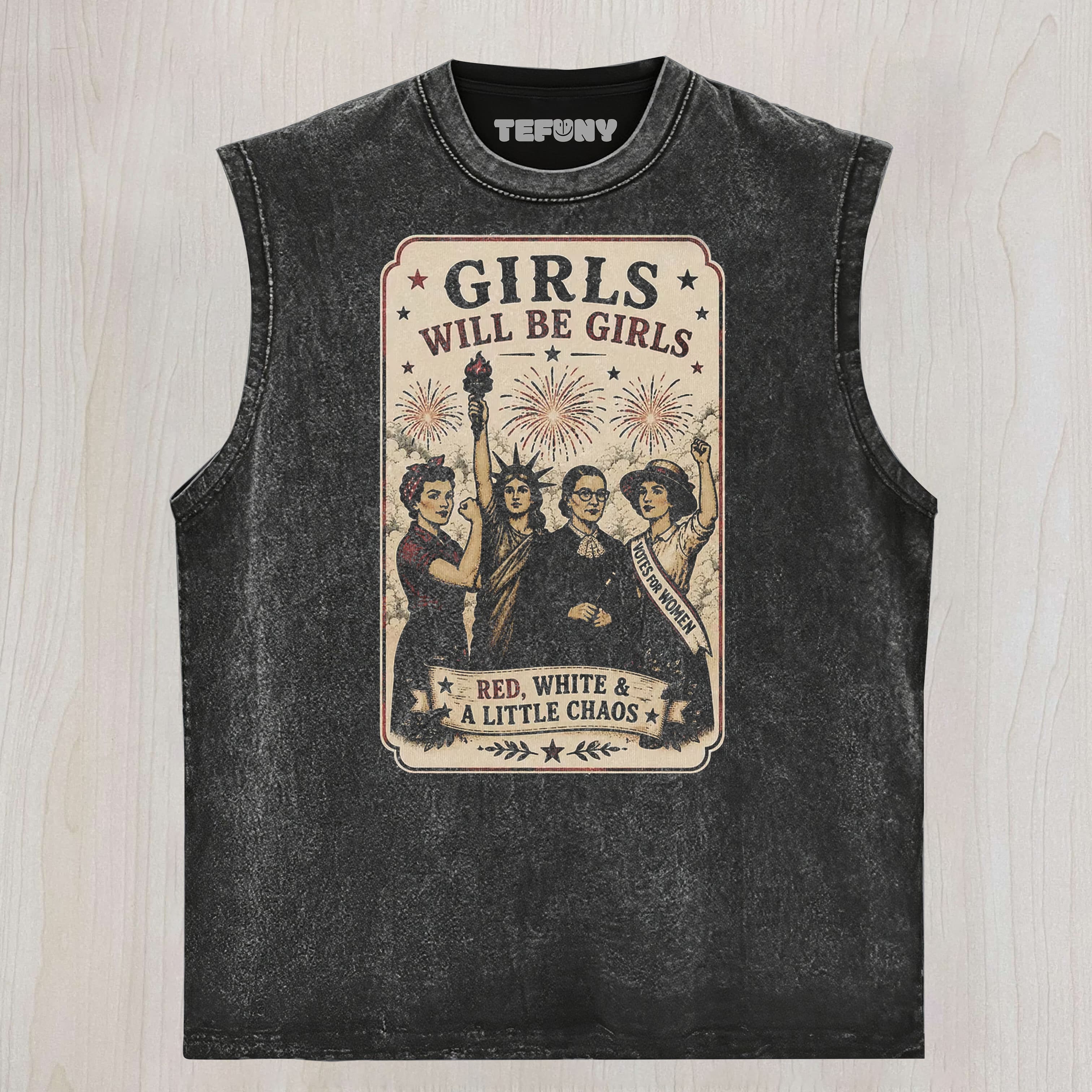 GIRLS WILL BE GIRLS UNISEX TEE, TANK TOP, LAYERED LS, SWEATSHIRT & HOODIE