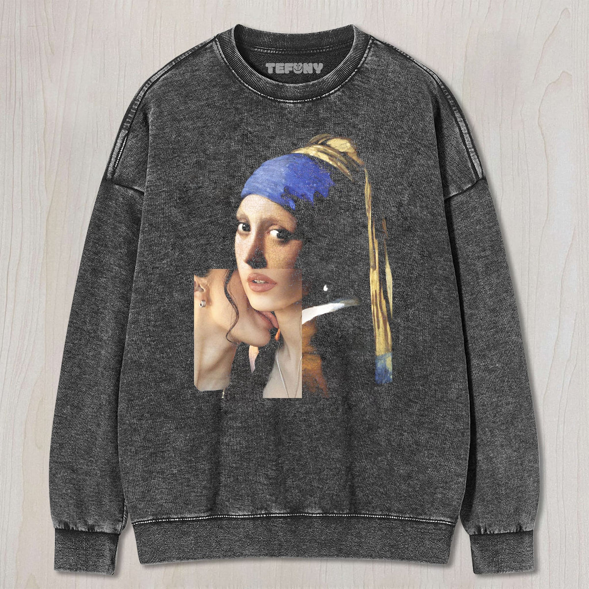 GIRL WITH A PEARL EARRING N UNISEX TEE, TANK TOP, LAYERED LS, SWEATSHIRT & HOODIE