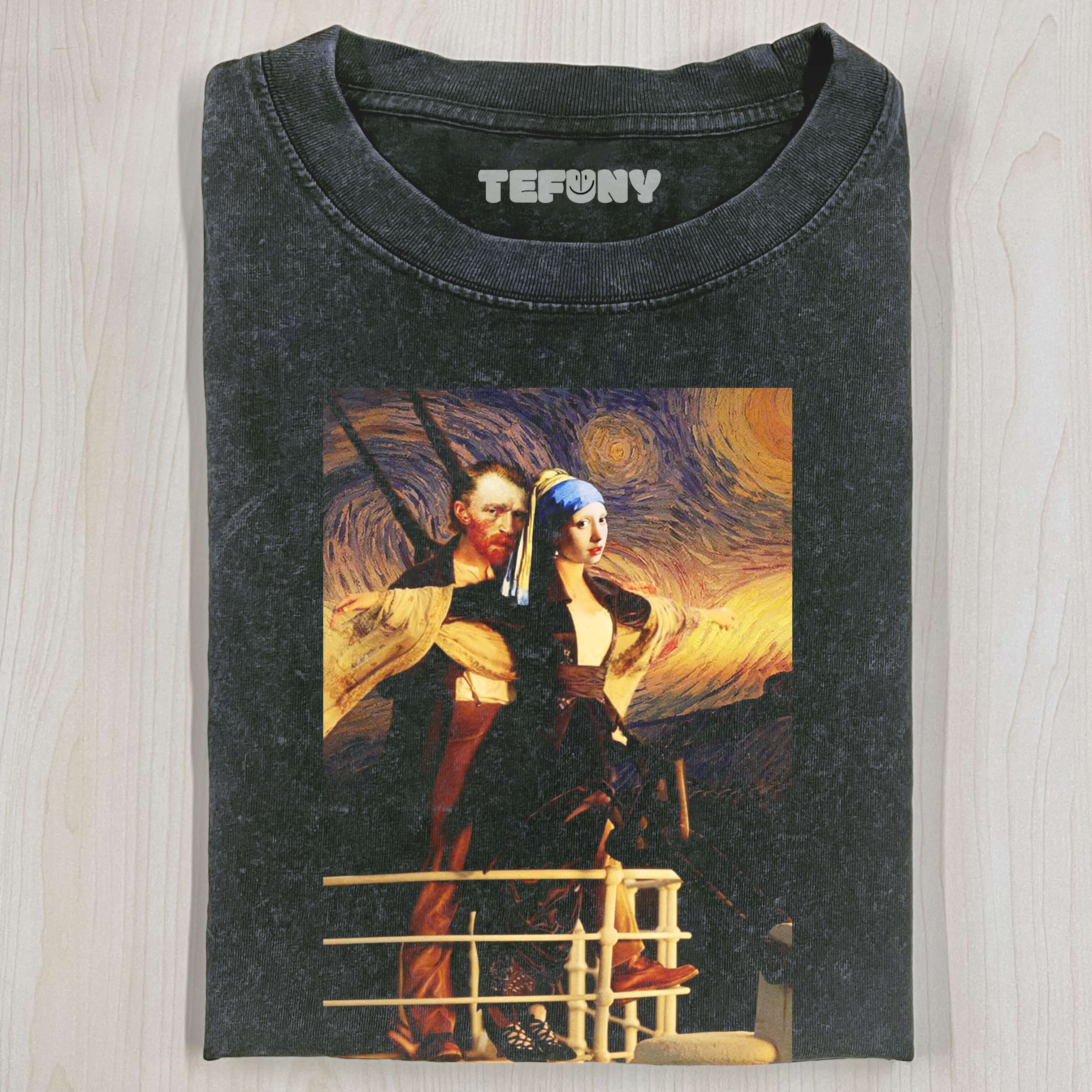 GIRL WITH A PEARL EARRING & VINCENT VAN GOGH T-SHIRT