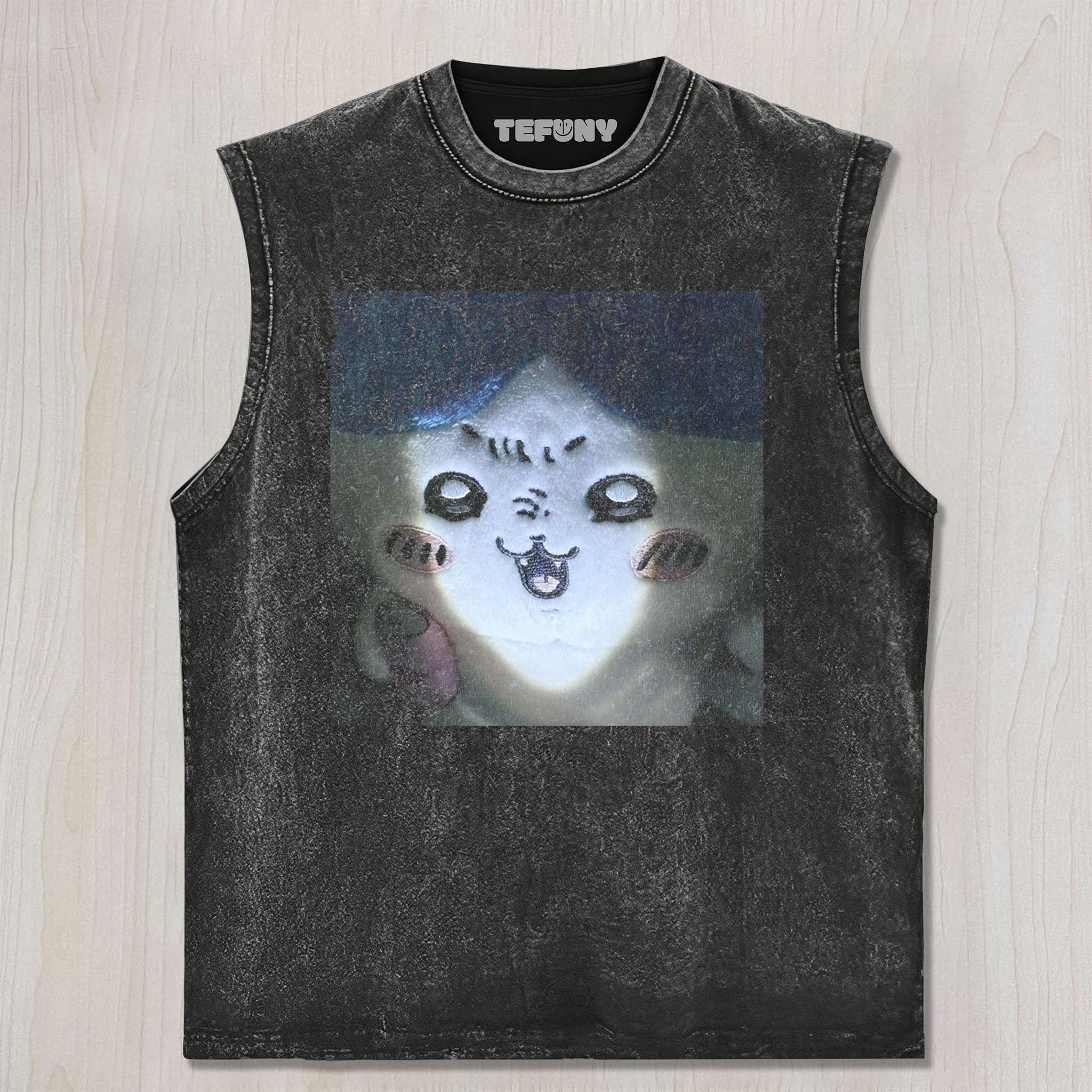 GLOWING CUTE FACE UNISEX TEE, TANK TOP, LAYERED LS, SWEATSHIRT & HOODIE