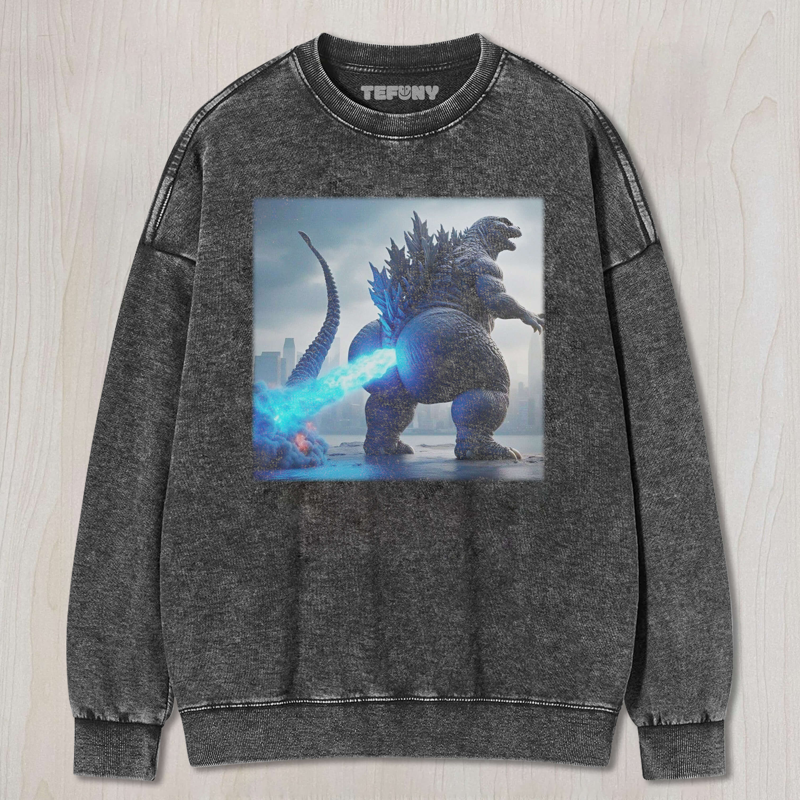 GODZILLA SHOOTS LASERS FROM ITS BUTTOCKS TEE & SWEAT & HOOD