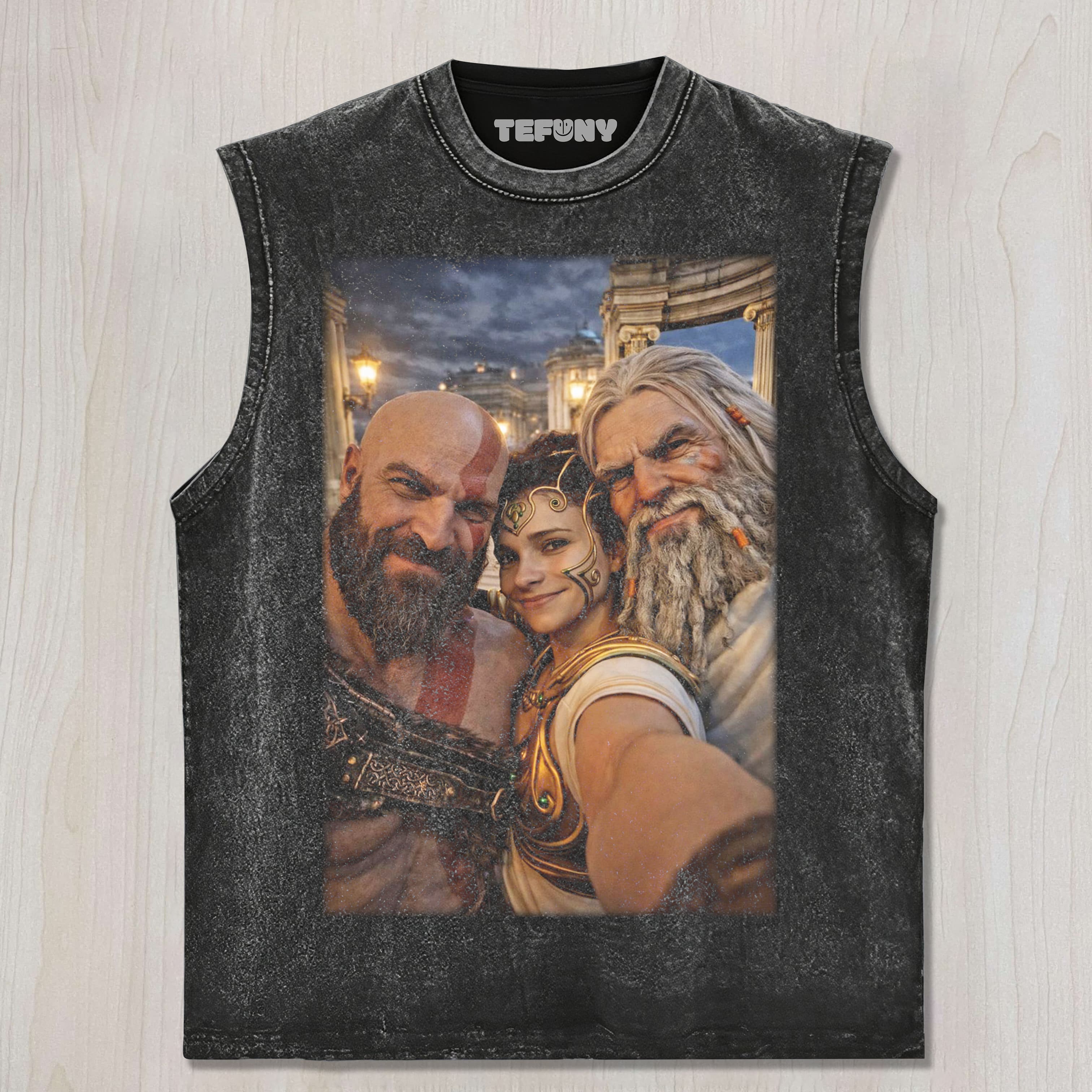 GOD OF WAR UNISEX TEE, TANK TOP, LAYERED LS, SWEATSHIRT & HOODIE