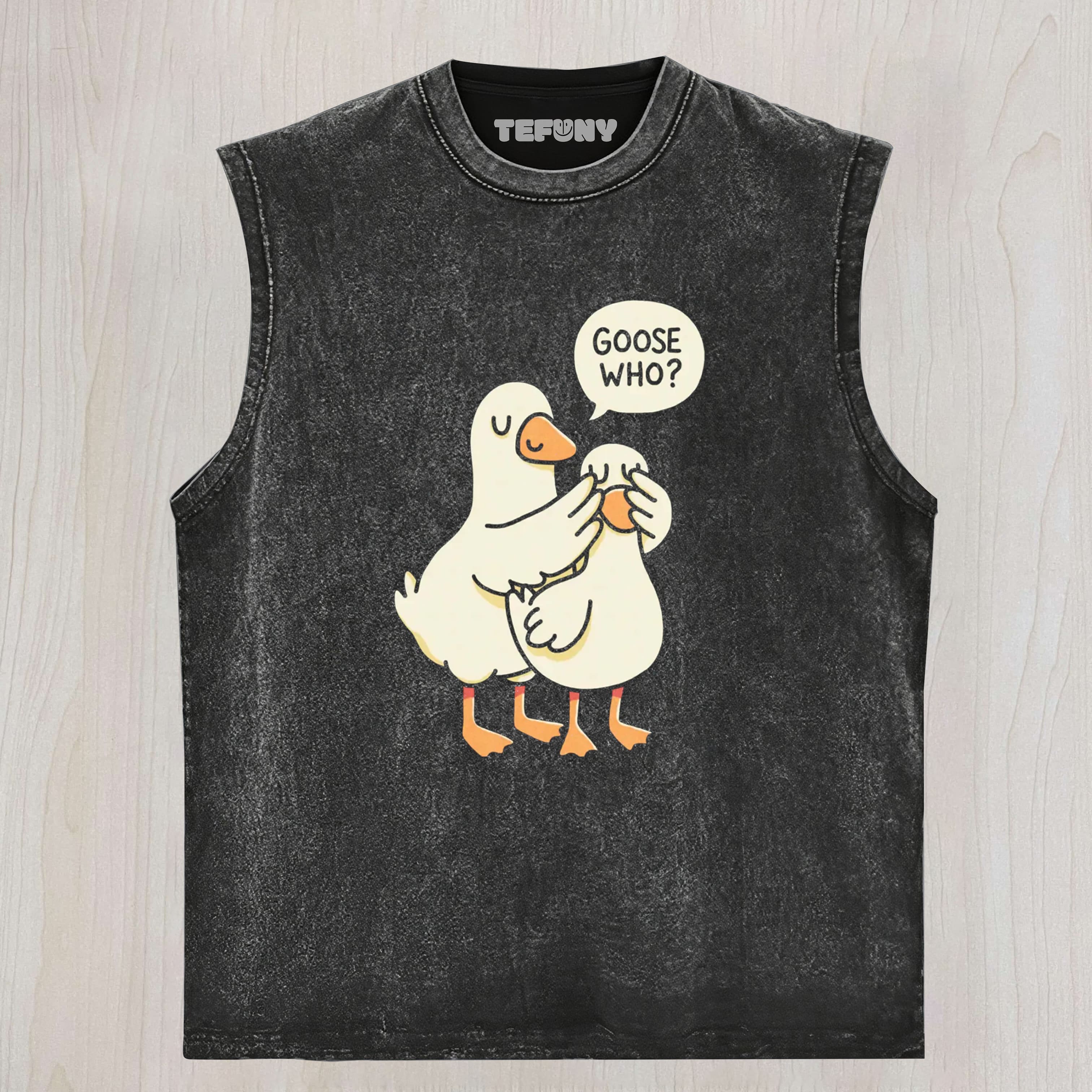 GOOSE WHO UNISEX TEE, TANK TOP, LAYERED LS, SWEATSHIRT & HOODIE