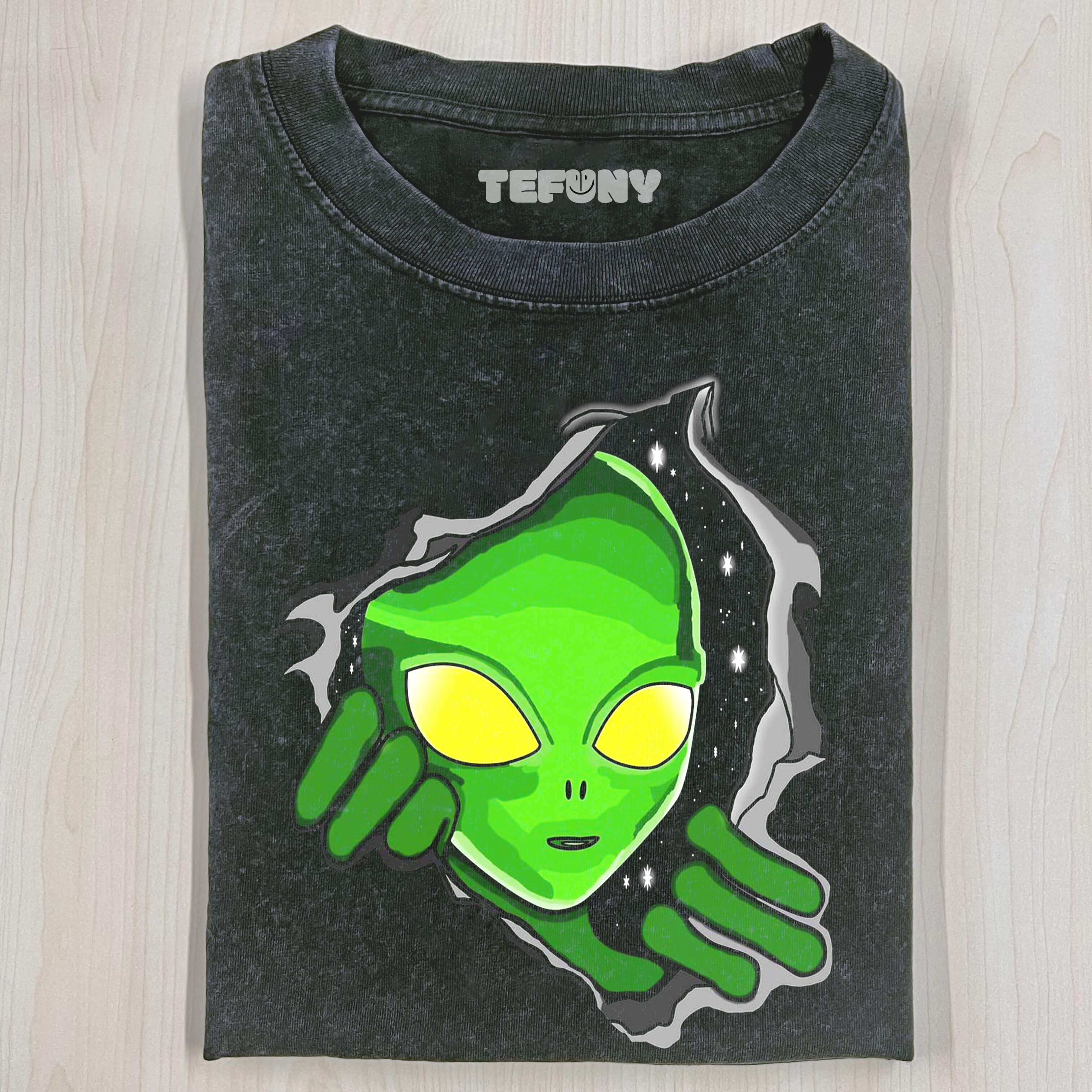 GREEN ALIEN T-SHIRT