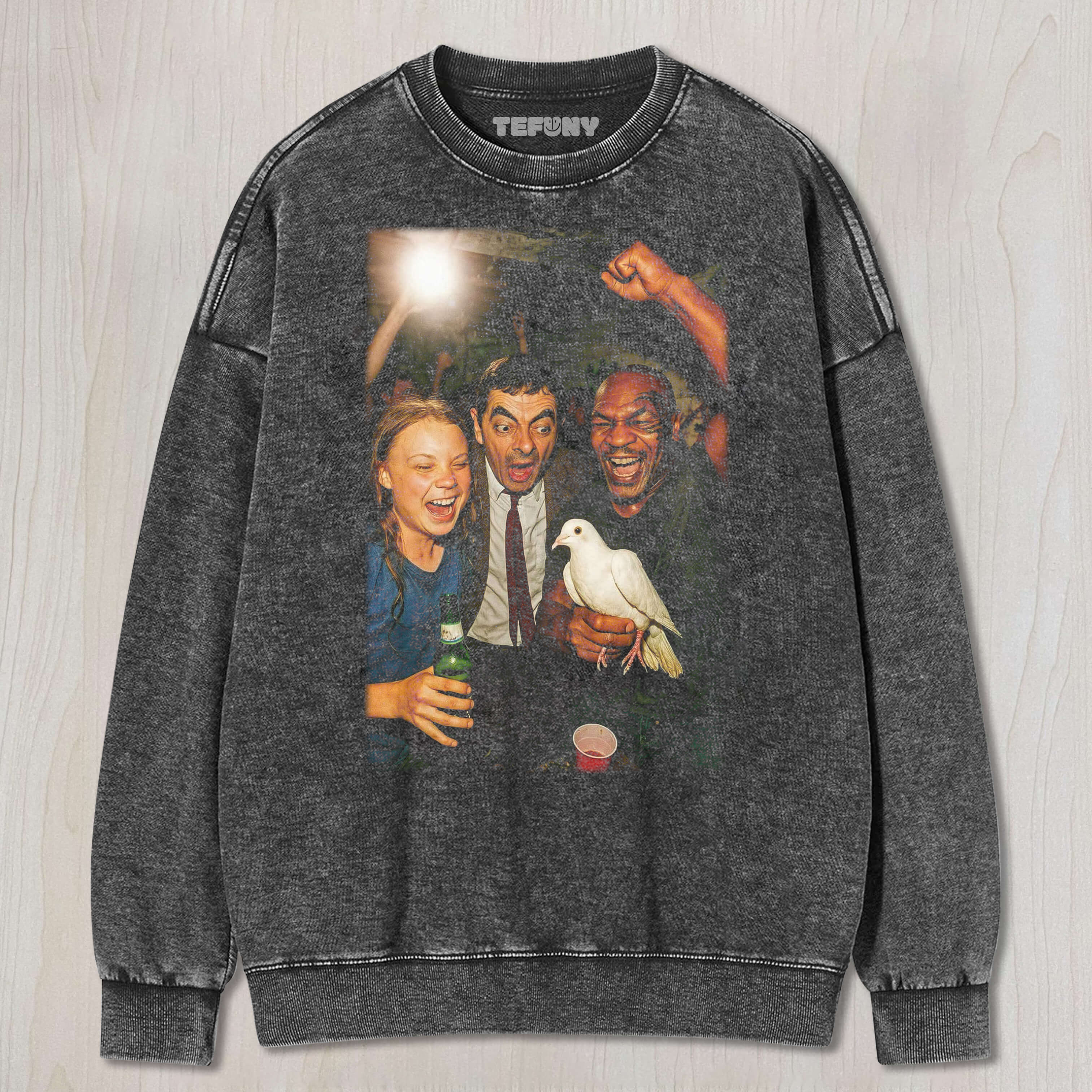 GRETA THUNBERG, MR. BEAN AND MIKE TYSON TEE & SWEAT & HOOD