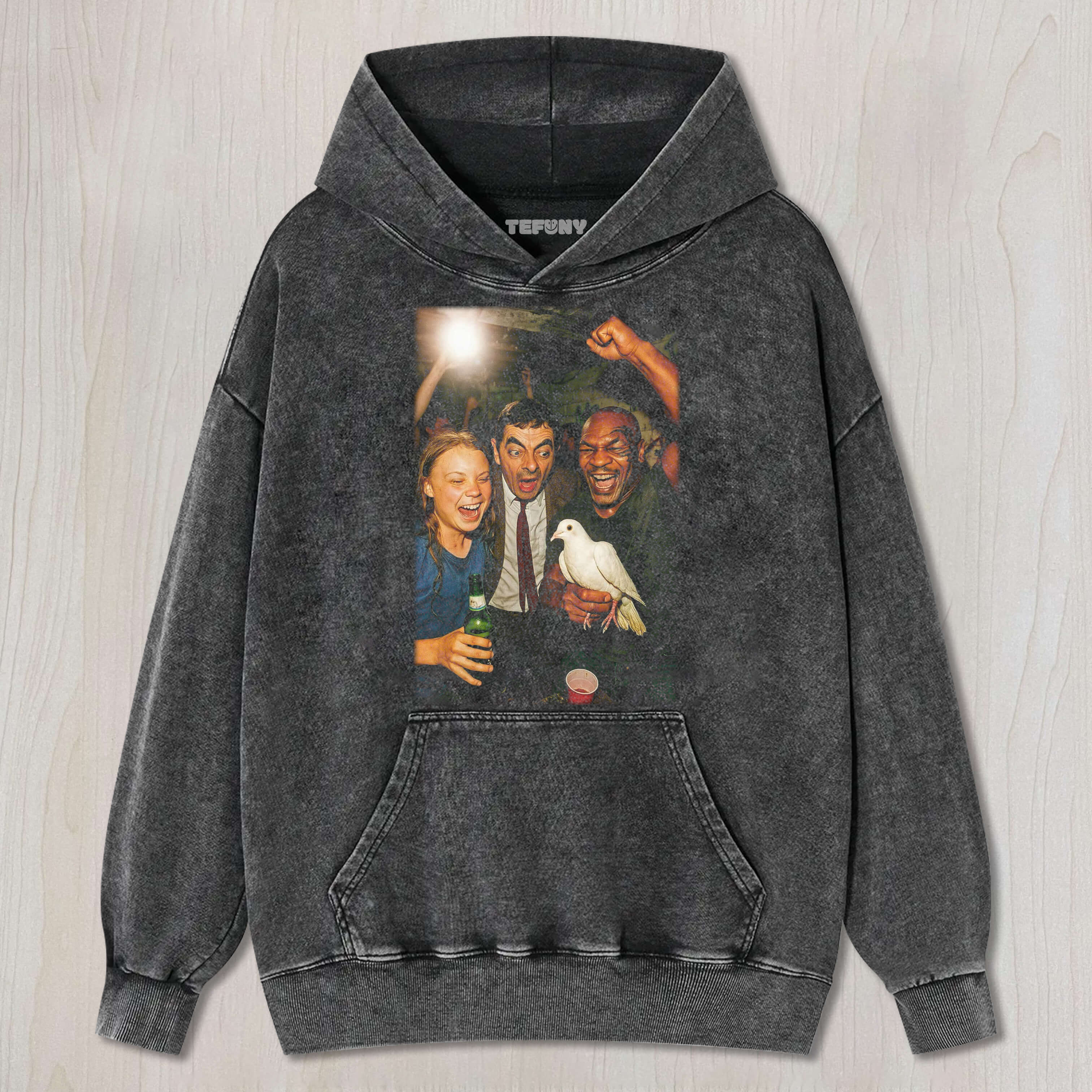 GRETA THUNBERG, MR. BEAN AND MIKE TYSON TEE & SWEAT & HOOD