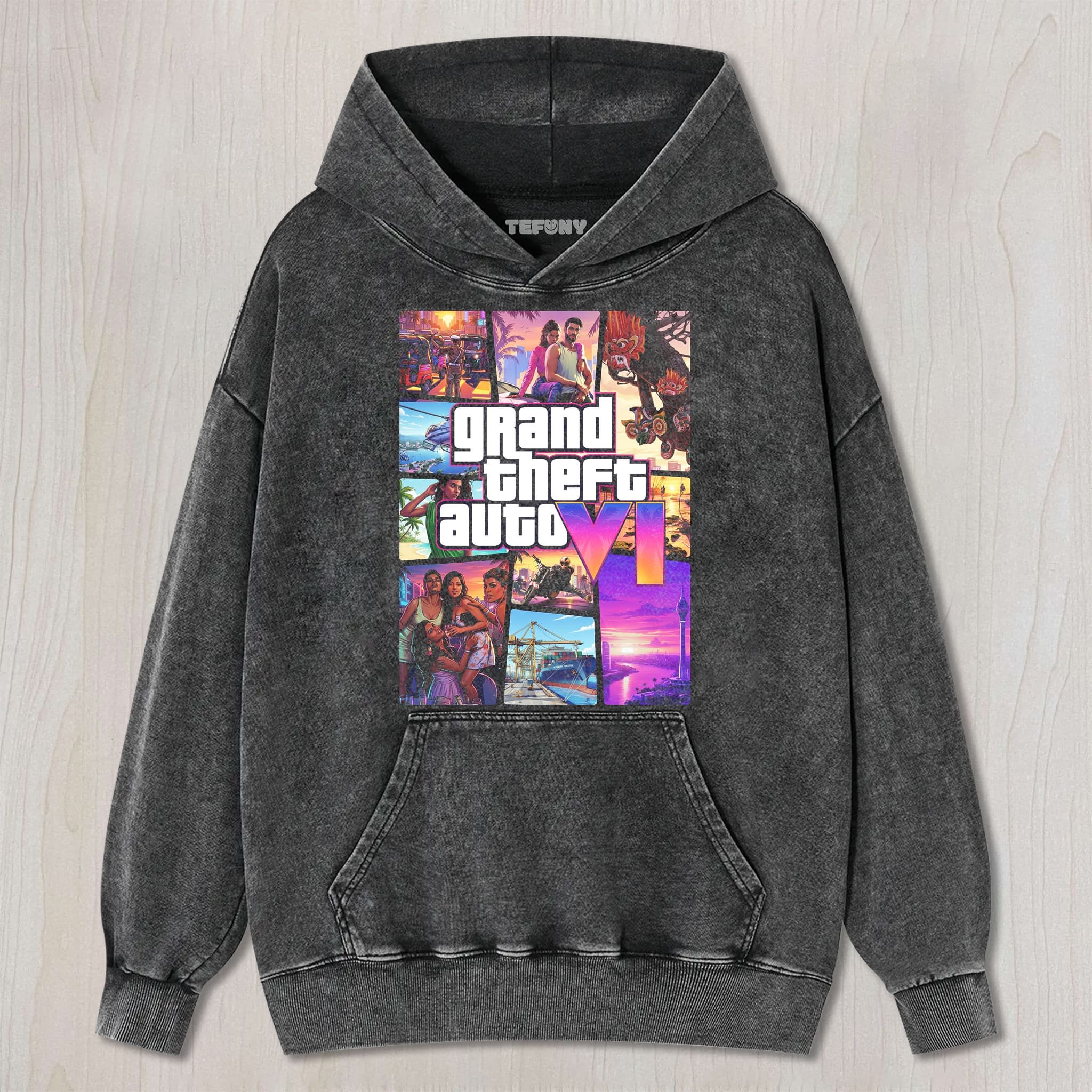 GTA VI V10 UNISEX TEE, TANK TOP, LAYERED LS, SWEATSHIRT & HOODIE