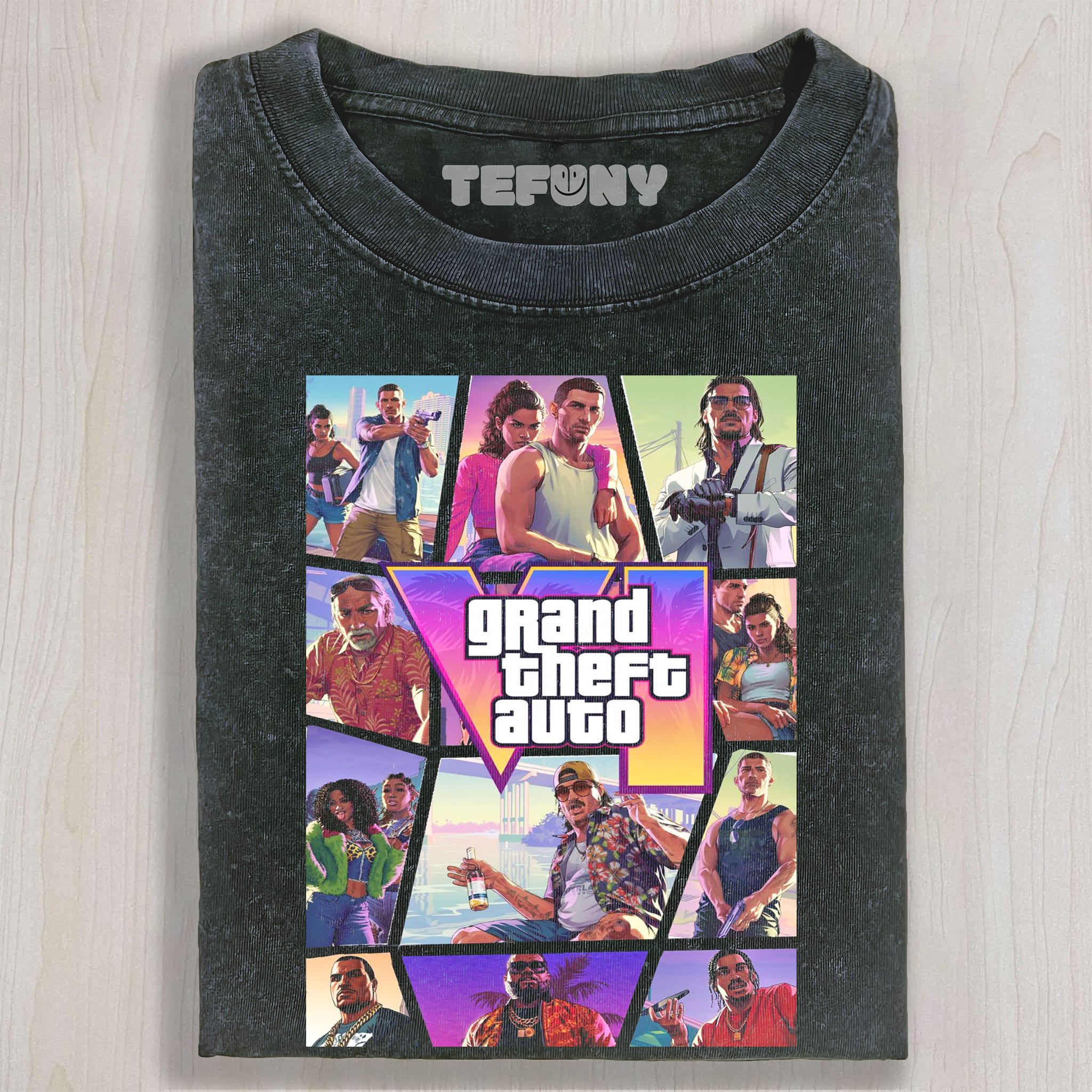 GTA VI V8 UNISEX TEE, TANK TOP, LAYERED LS, SWEATSHIRT & HOODIE