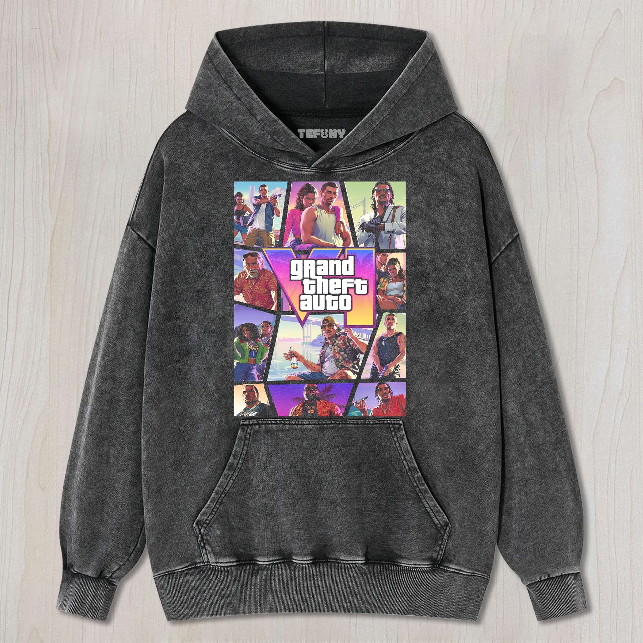 GTA VI V8 UNISEX TEE, TANK TOP, LAYERED LS, SWEATSHIRT & HOODIE
