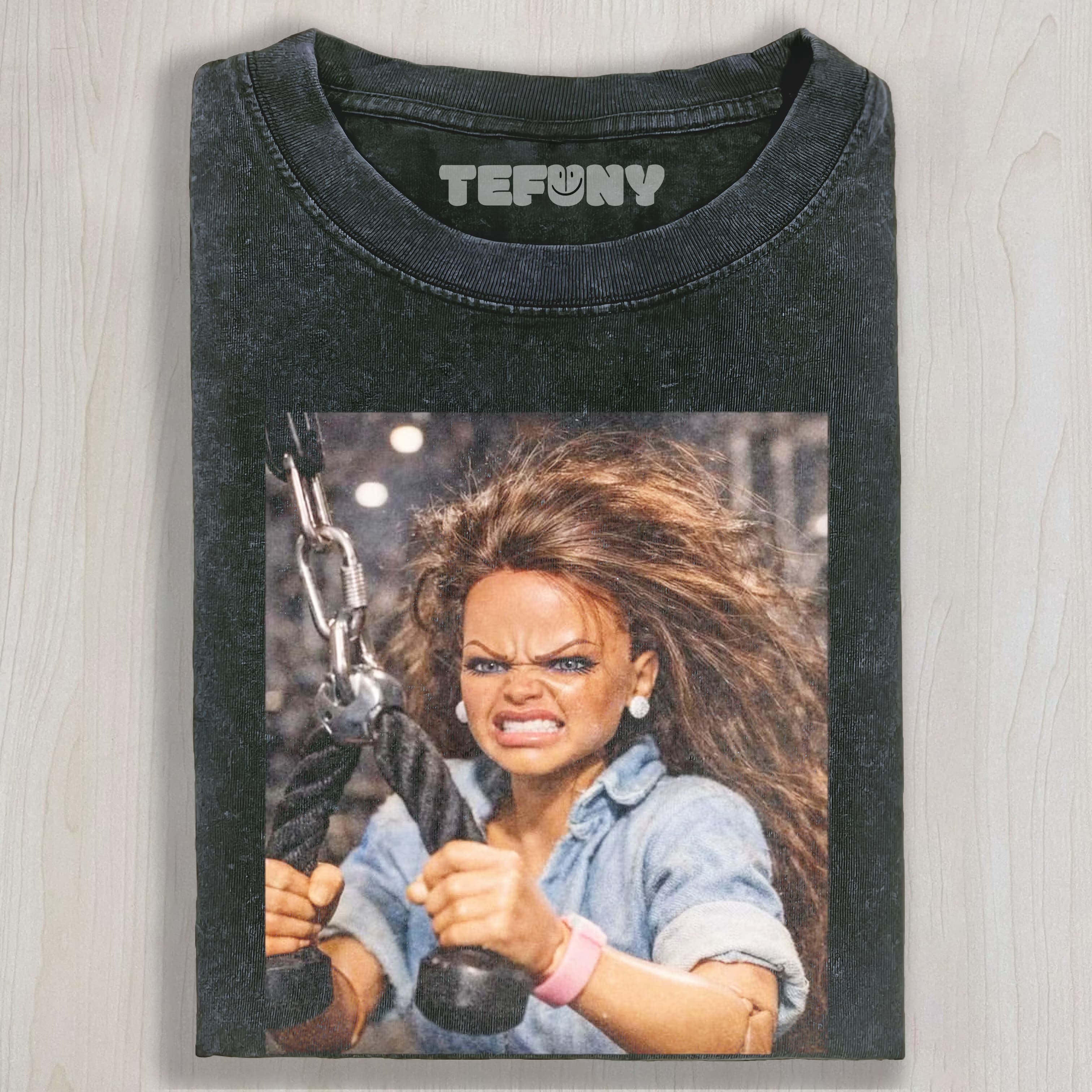 GYM DOLL GIRL FACE MEME V3 UNISEX TEE, TANK TOP, LAYERED LS, SWEATSHIRT & HOODIE