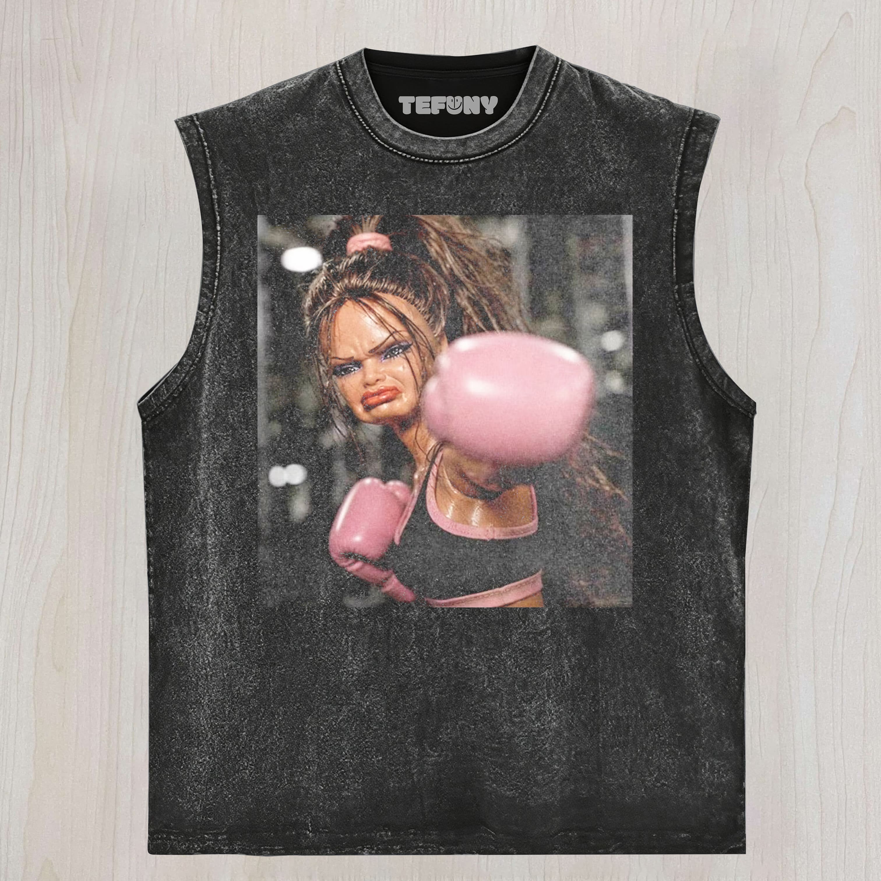 GYM DOLL GIRL FUNNY FACE MEME V12 UNISEX TEE, TANK TOP, LAYERED LS, SWEATSHIRT & HOODIE