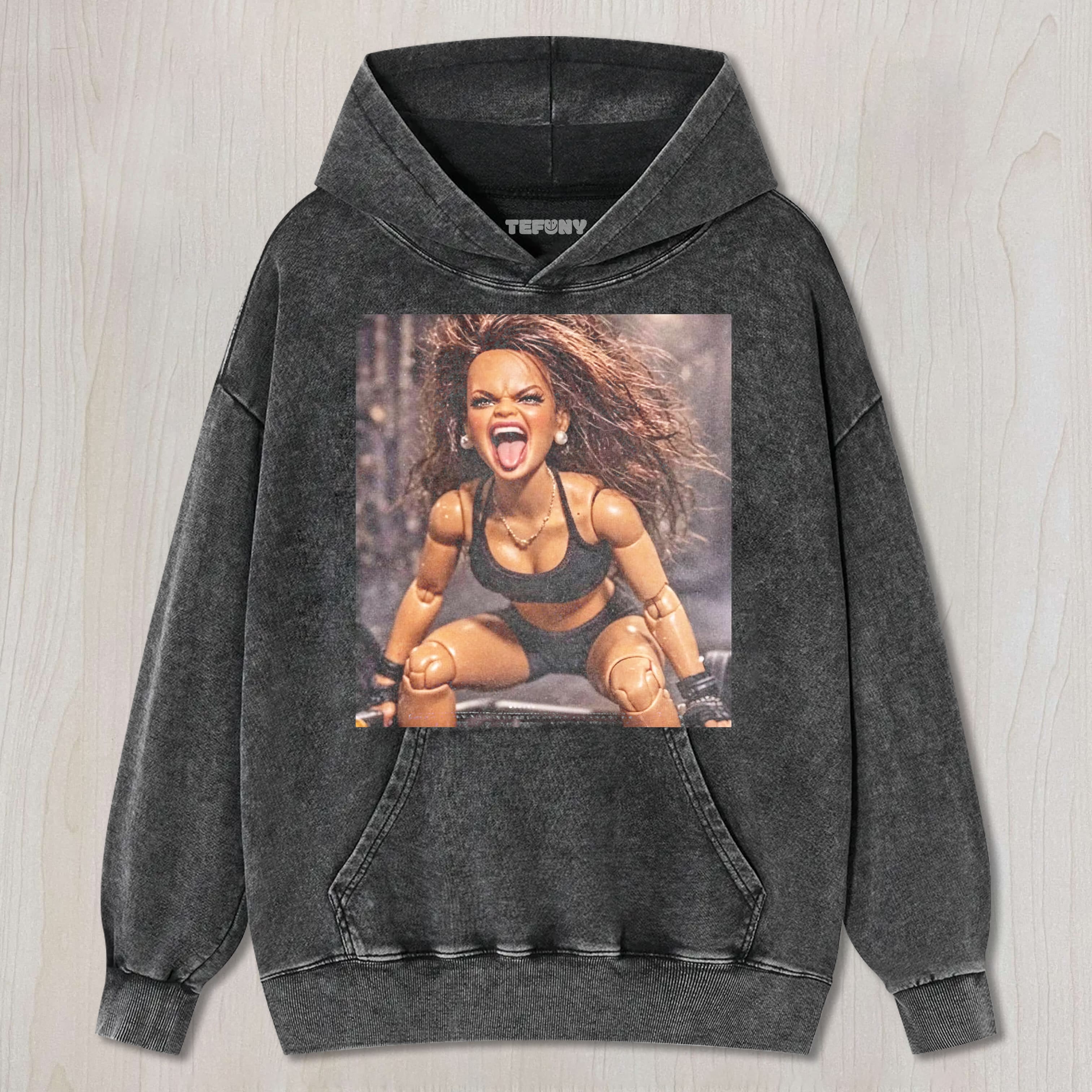 GYM DOLL GIRL FUNNY FACE MEMEV5 UNISEX TEE, TANK TOP, LAYERED LS, SWEATSHIRT & HOODIE