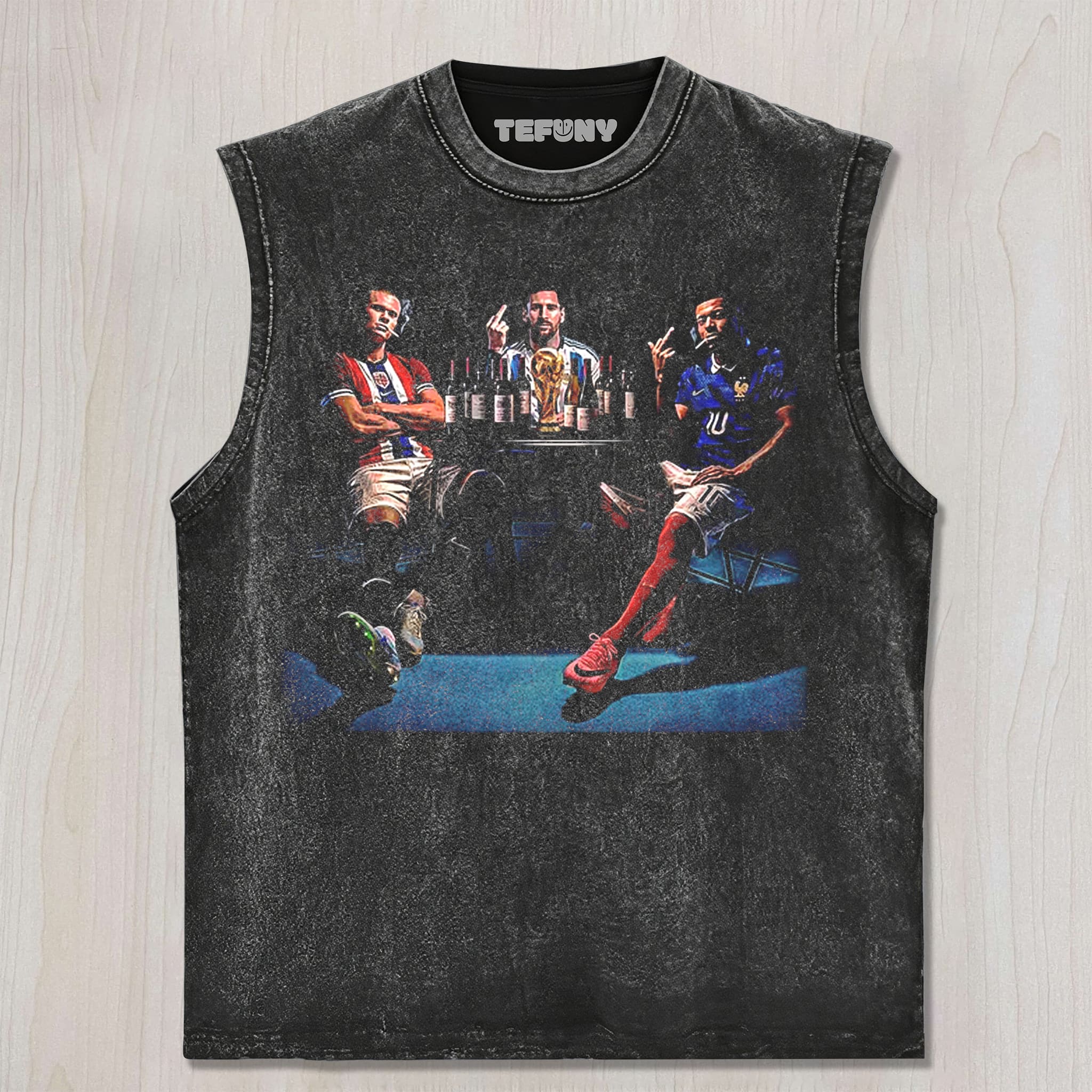 HAALAND & MESSI & MBAPPE UNISEX TEE, TANK TOP, LAYERED LS, SWEATSHIRT & HOODIE