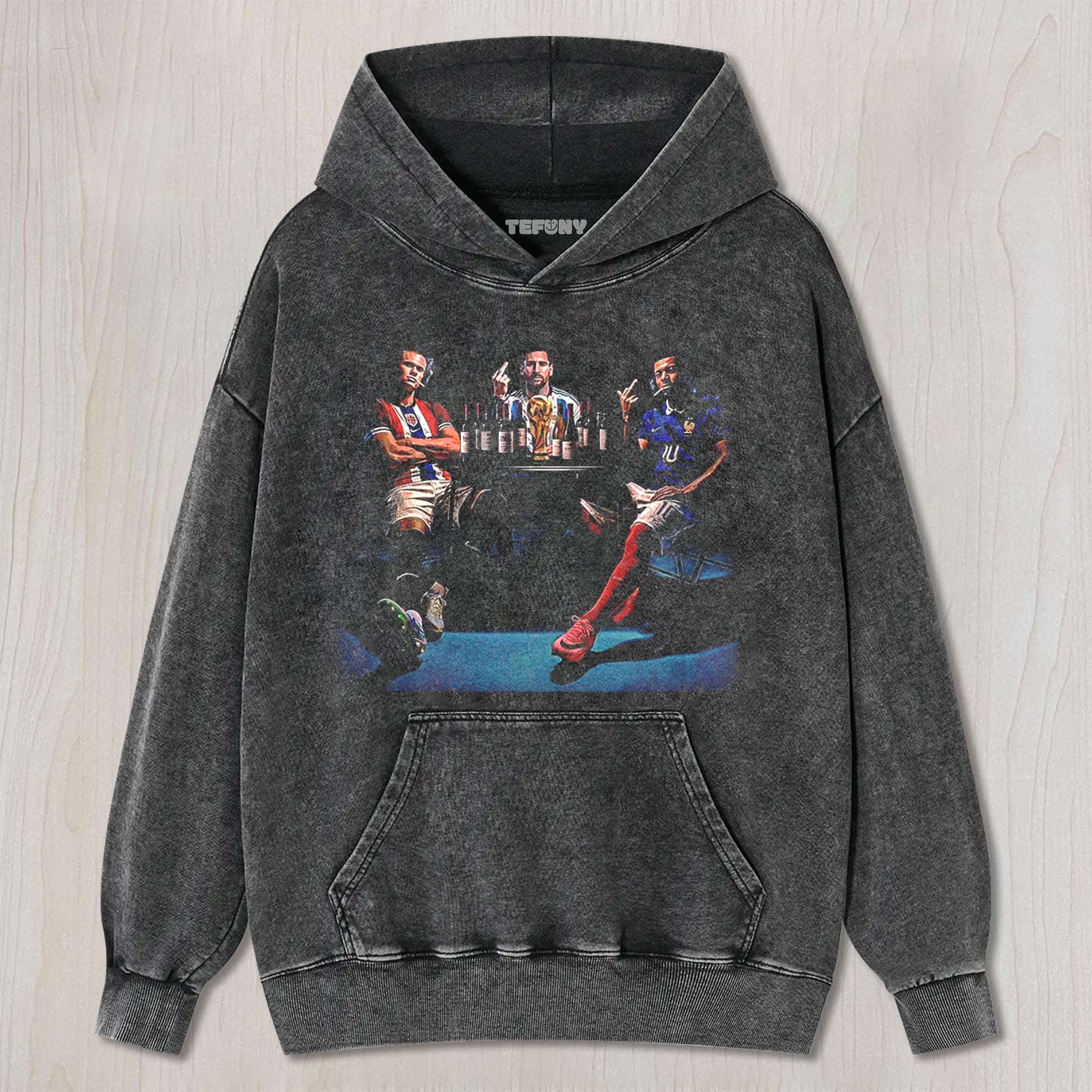 HAALAND & MESSI & MBAPPE UNISEX TEE, TANK TOP, LAYERED LS, SWEATSHIRT & HOODIE