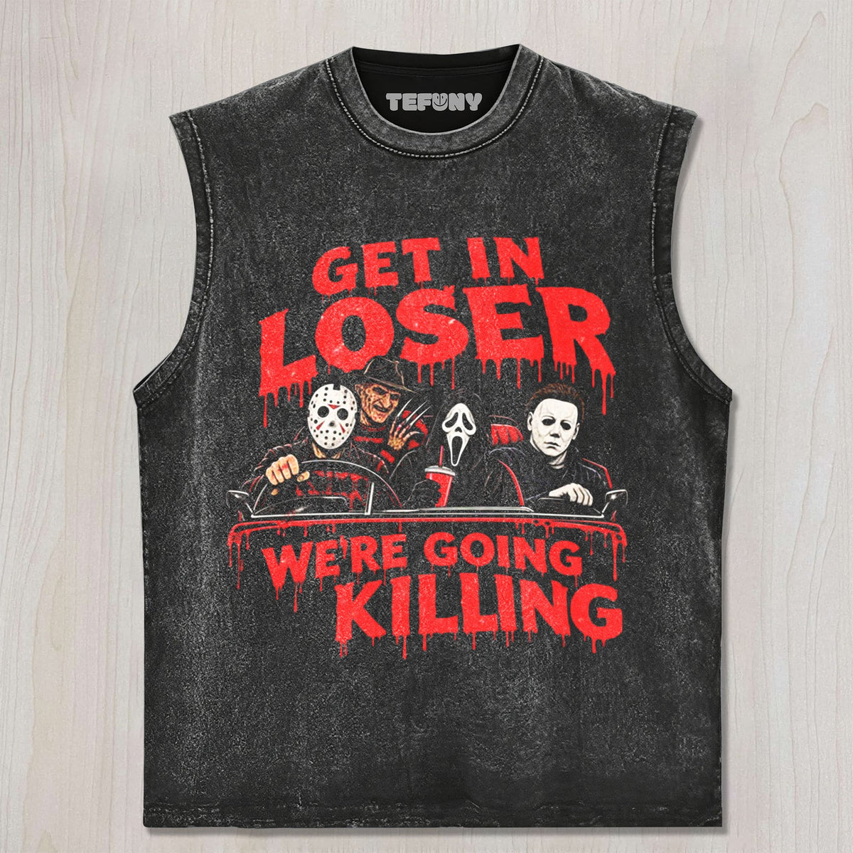 HALLOWEEN - GET IN LOSER UNISEX TEE, TANK TOP, LAYERED LS, SWEATSHIRT & HOODIE