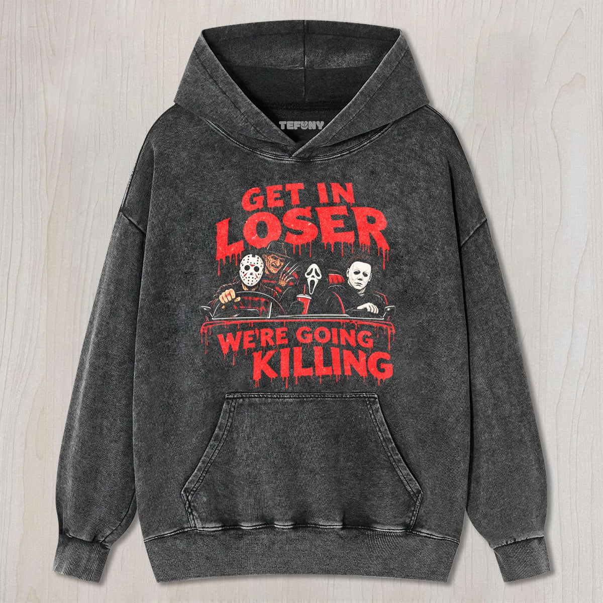 HALLOWEEN - GET IN LOSER UNISEX TEE, TANK TOP, LAYERED LS, SWEATSHIRT & HOODIE