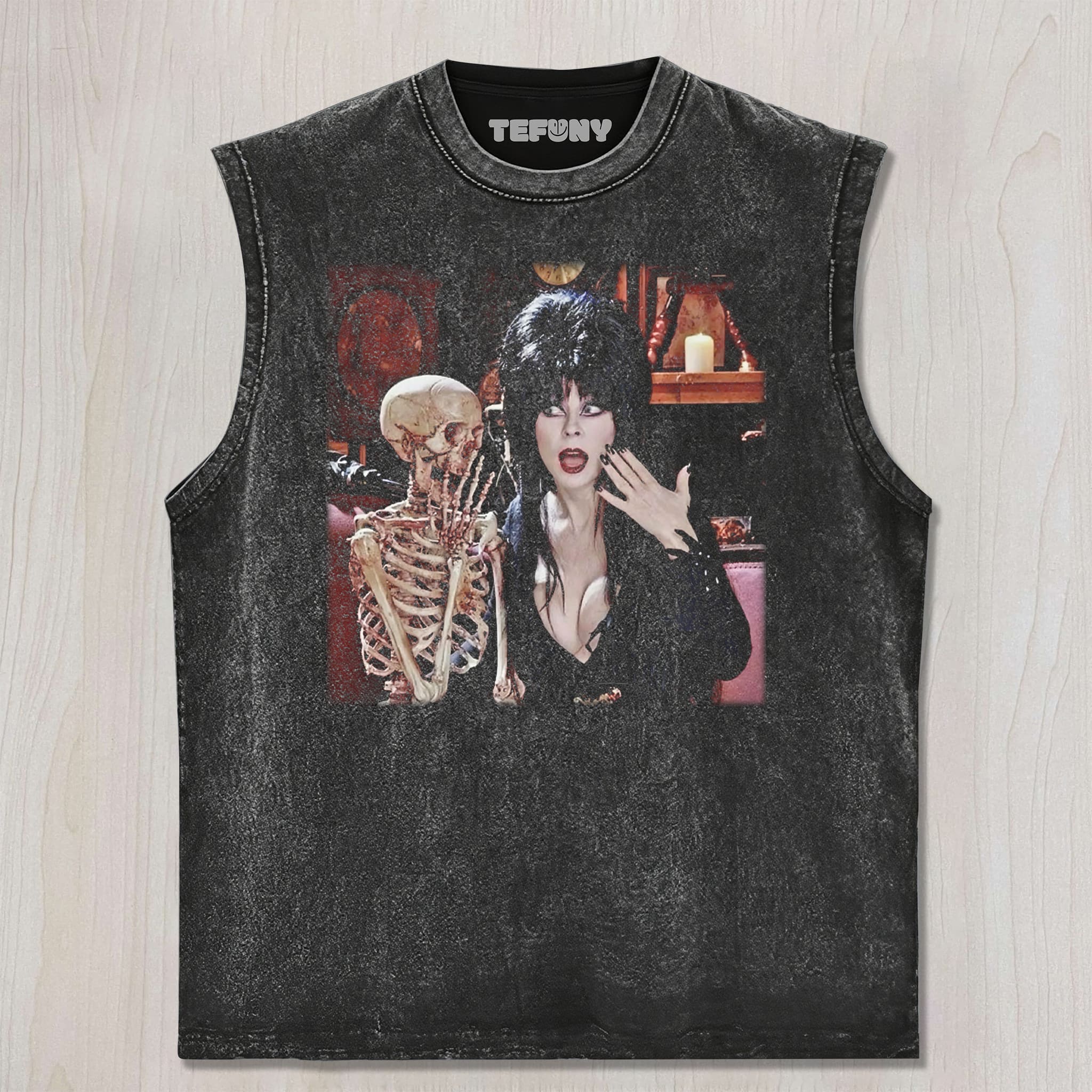 HALLOWEEN ELVIRA V4 UNISEX TEE, TANK TOP, LAYERED LS, SWEATSHIRT & HOODIE