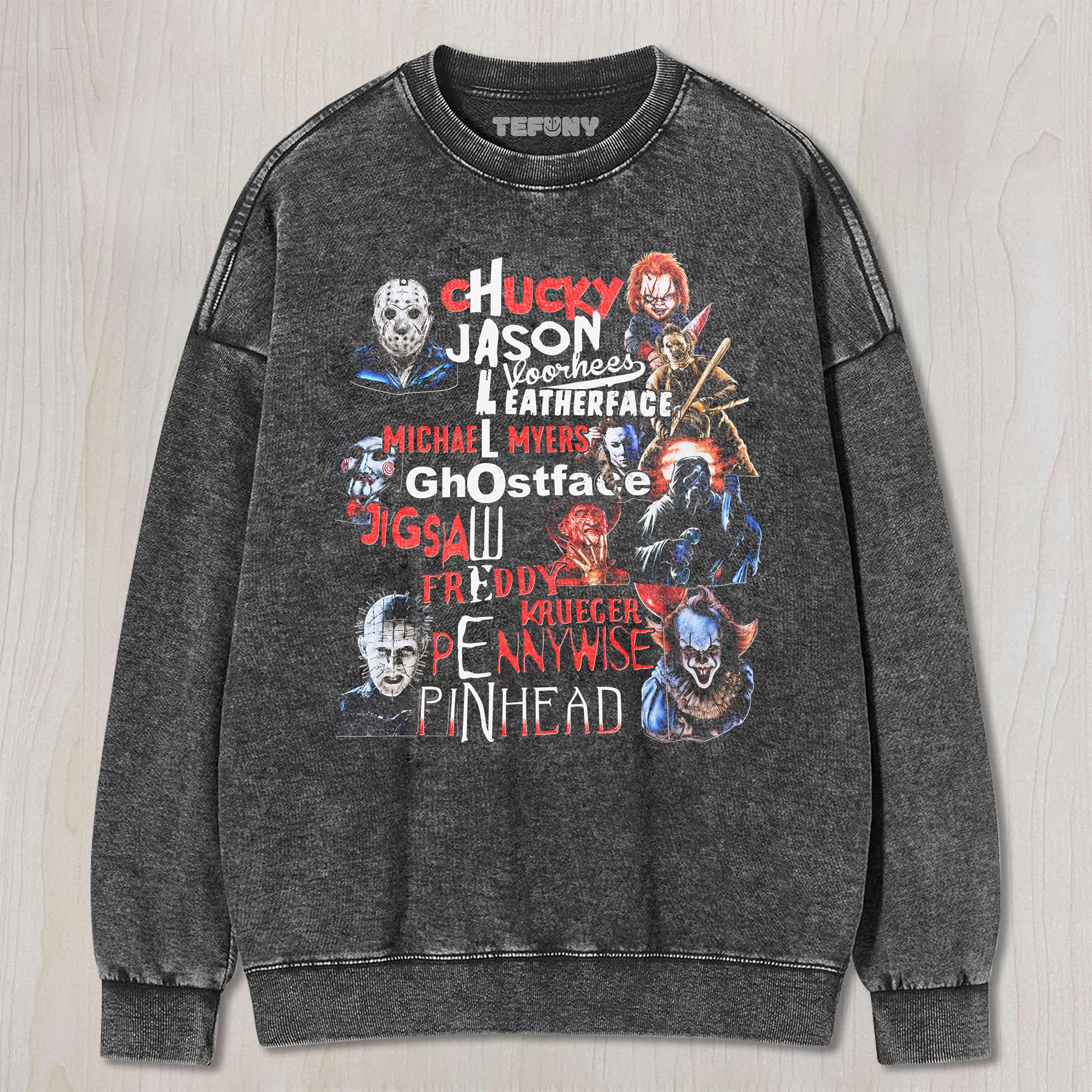 HALLOWEEN HORROR PARTY UNISEX TEE, TANK TOP, LAYERED LS, SWEATSHIRT & HOODIE