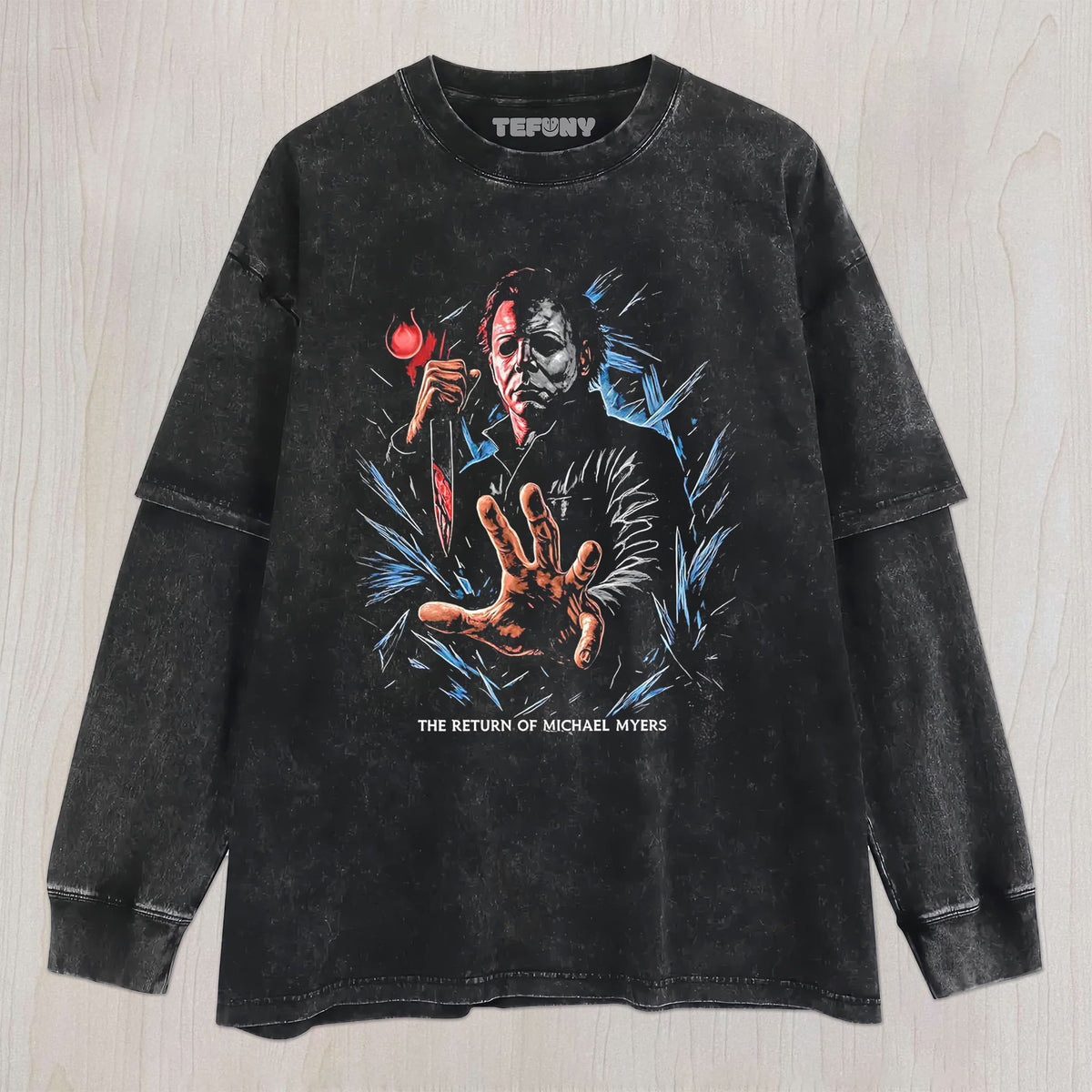 HALLOWEEN HORROR TEE V1 UNISEX TEE, TANK TOP, LAYERED LS, SWEATSHIRT & HOODIE