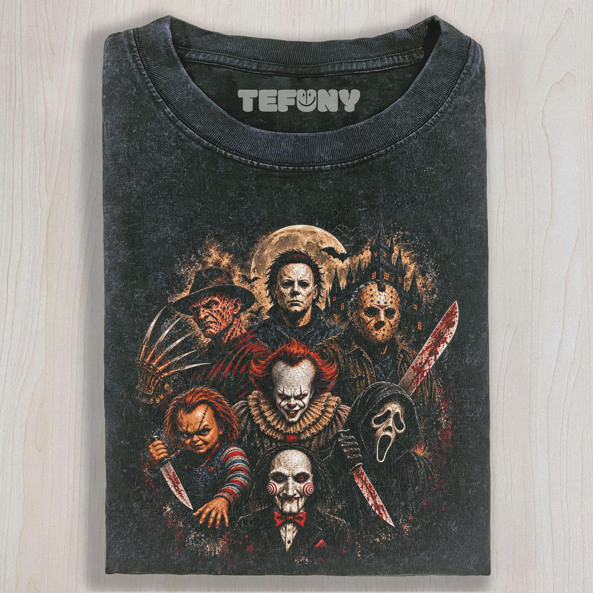 HALLOWEEN HORROR TEE V9 UNISEX TEE, TANK TOP, LAYERED LS, SWEATSHIRT & HOODIE