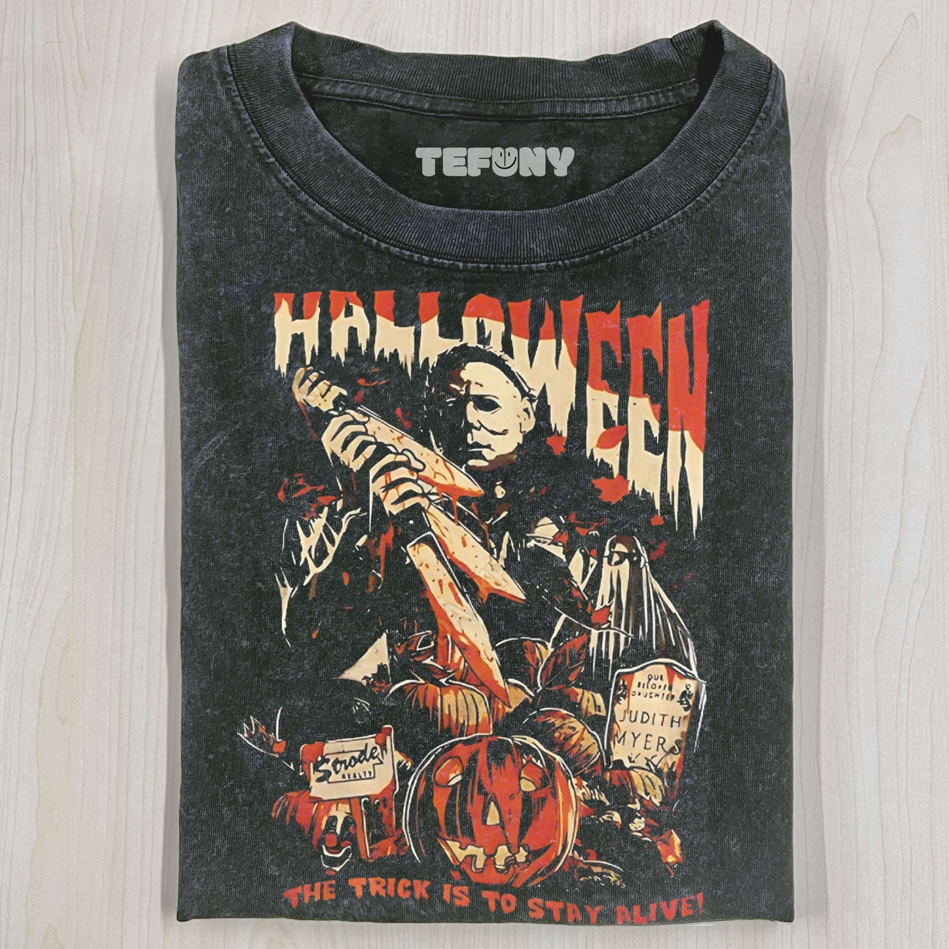 HALLOWEEN   THEMED MICHAEL MYERS T-SHIRT V1