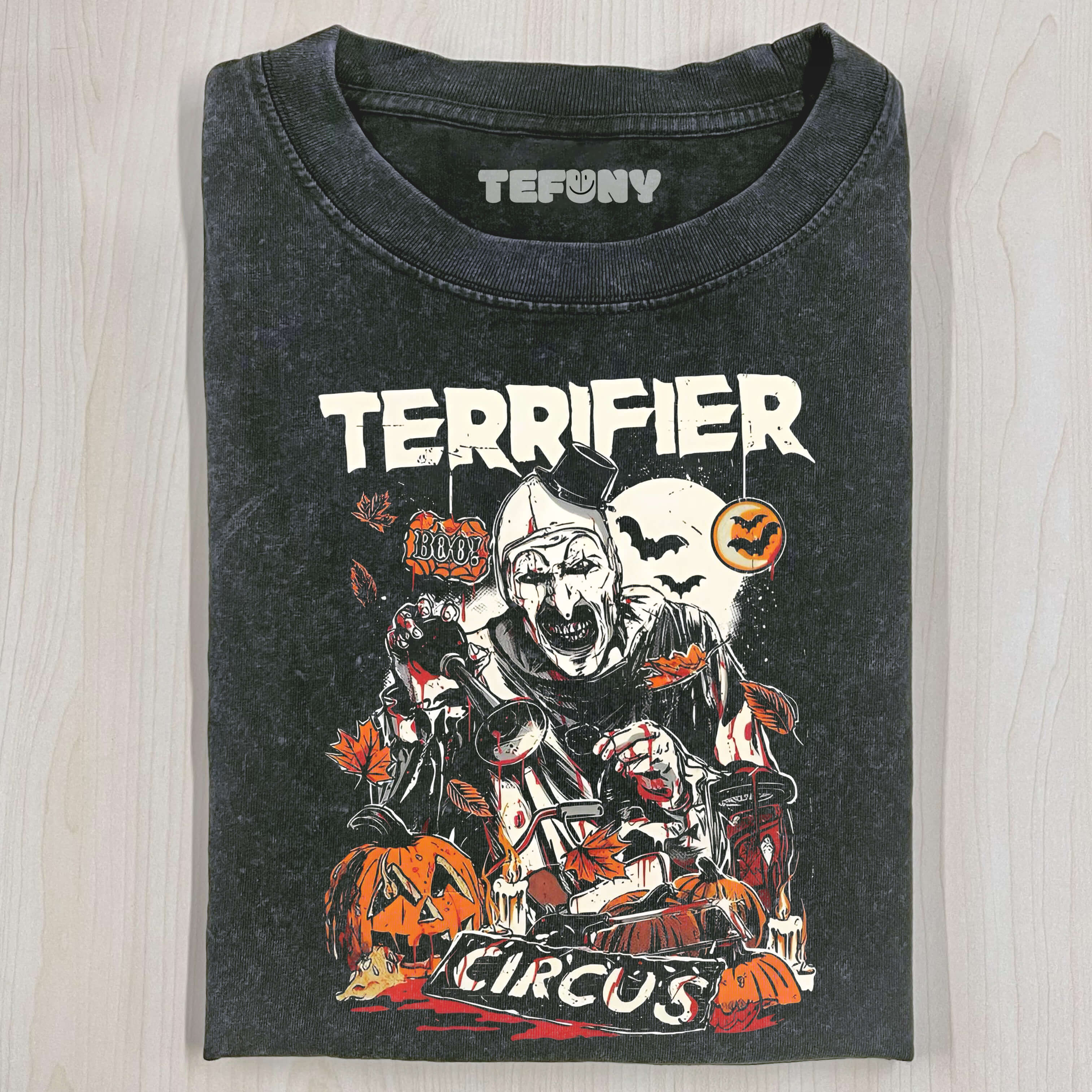 HALLOWEEN CLOWN ART T-SHIRT