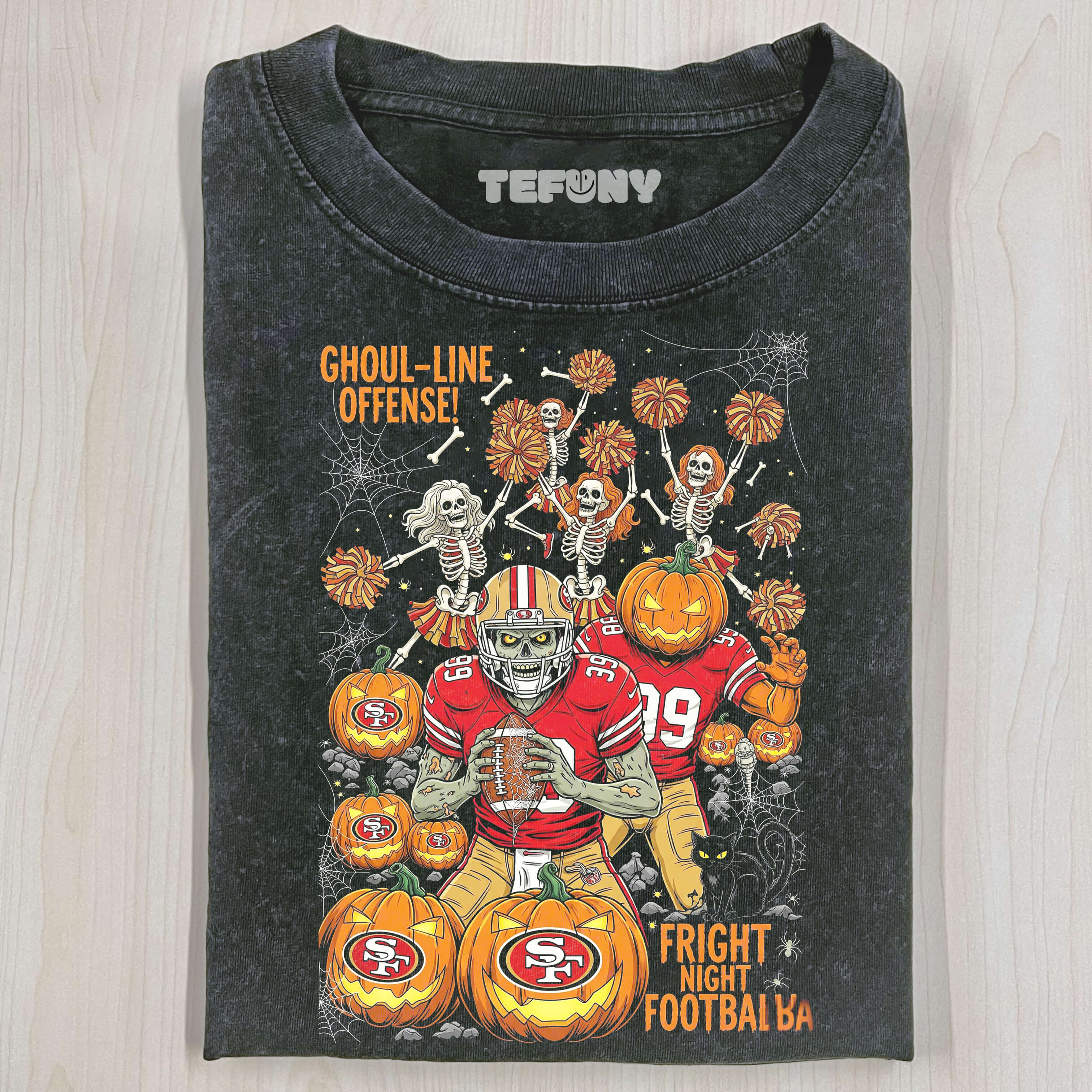 HALLOWEEN FOOTBALL T-SHIRT