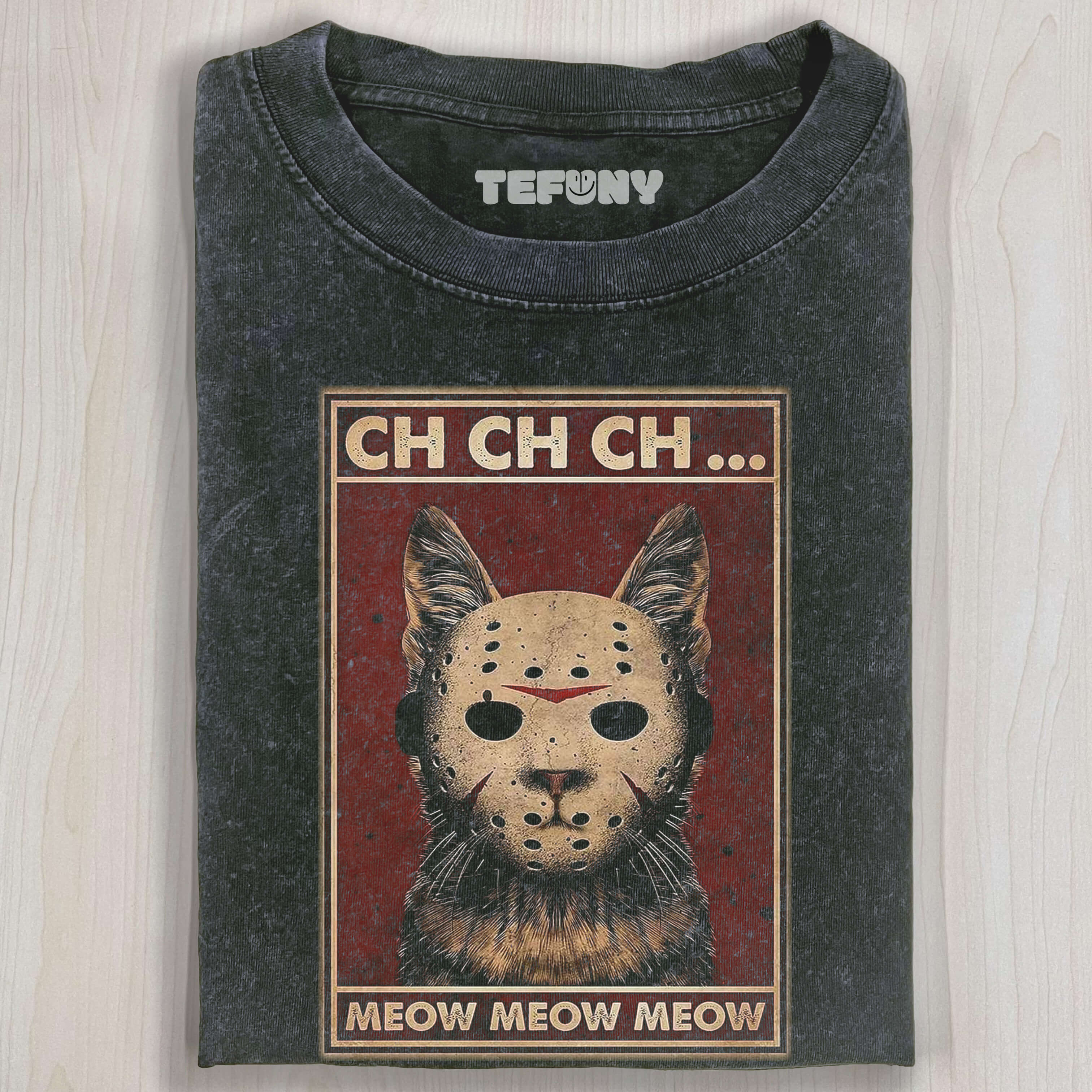 HALLOWEEN RETRO CAT V3 T-SHIRT