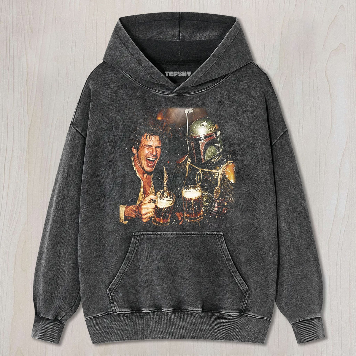 HAN SOLO AND BOBA FETT FUNNY MEME UNISEX TEE, TANK TOP, LAYERED LS, SWEATSHIRT & HOODIE