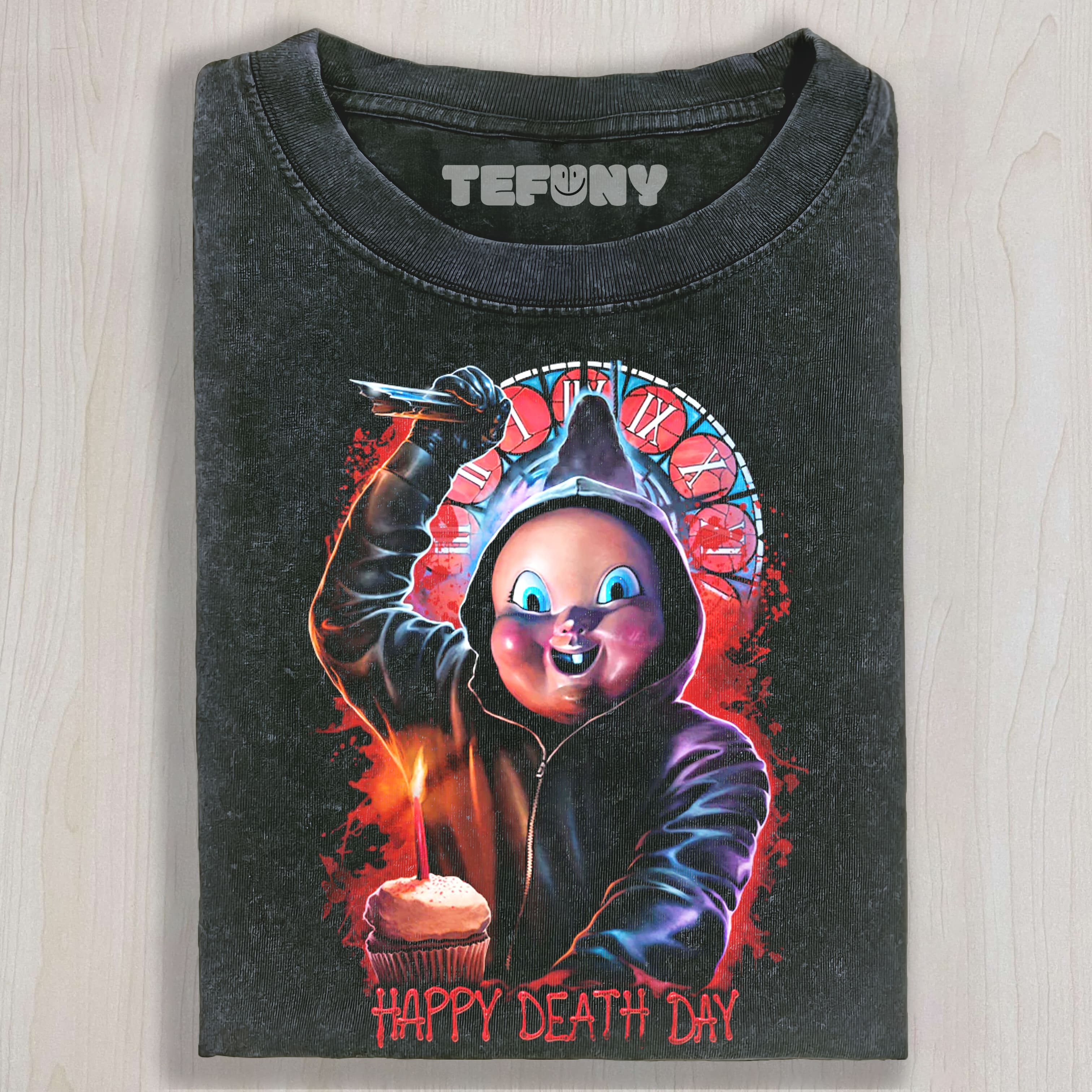 HAPPY DEATH DAY WORST BIRTHDAY EVER TEE & SWEAT & HOOD