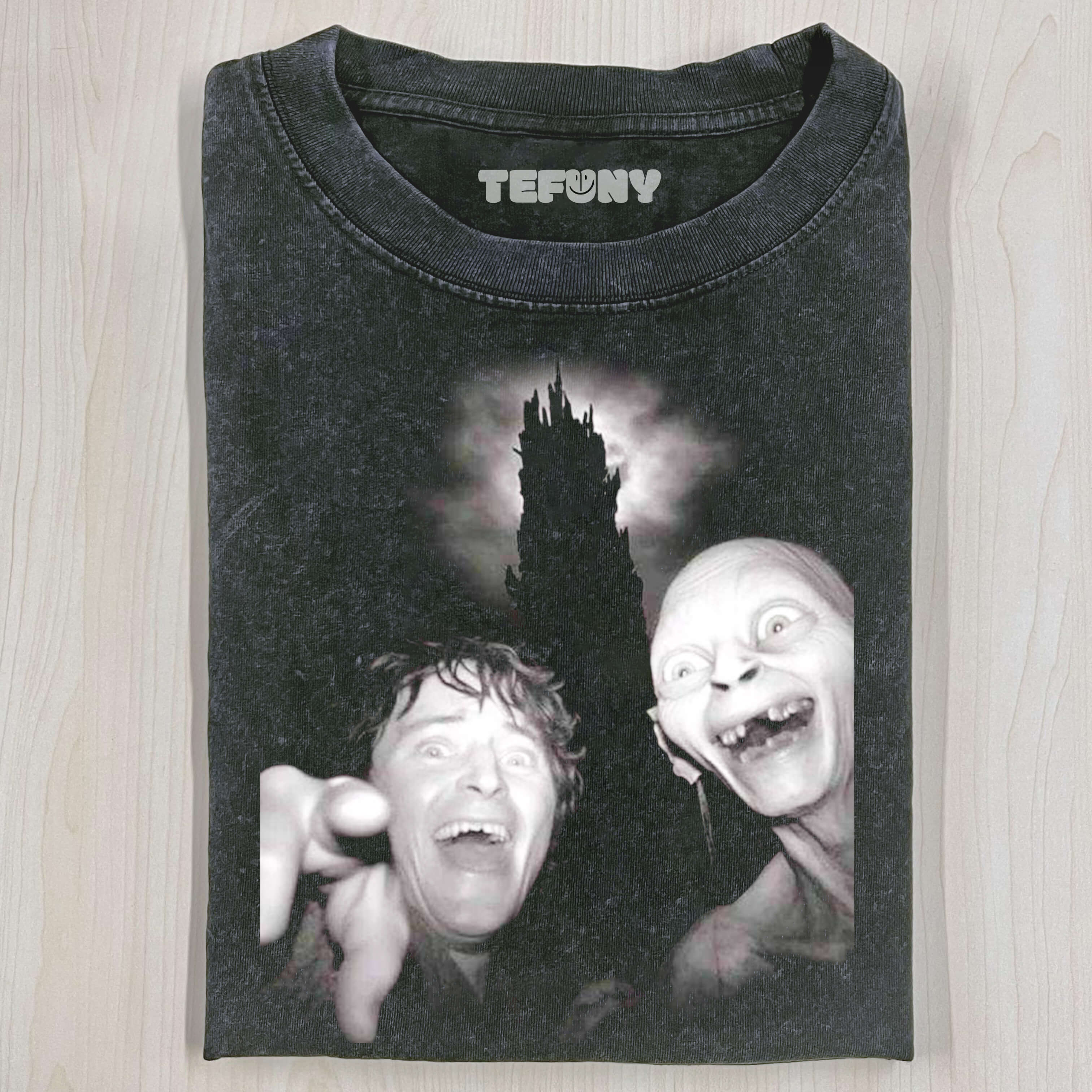 HAPPY GOLLUM RIDING T-SHIRT