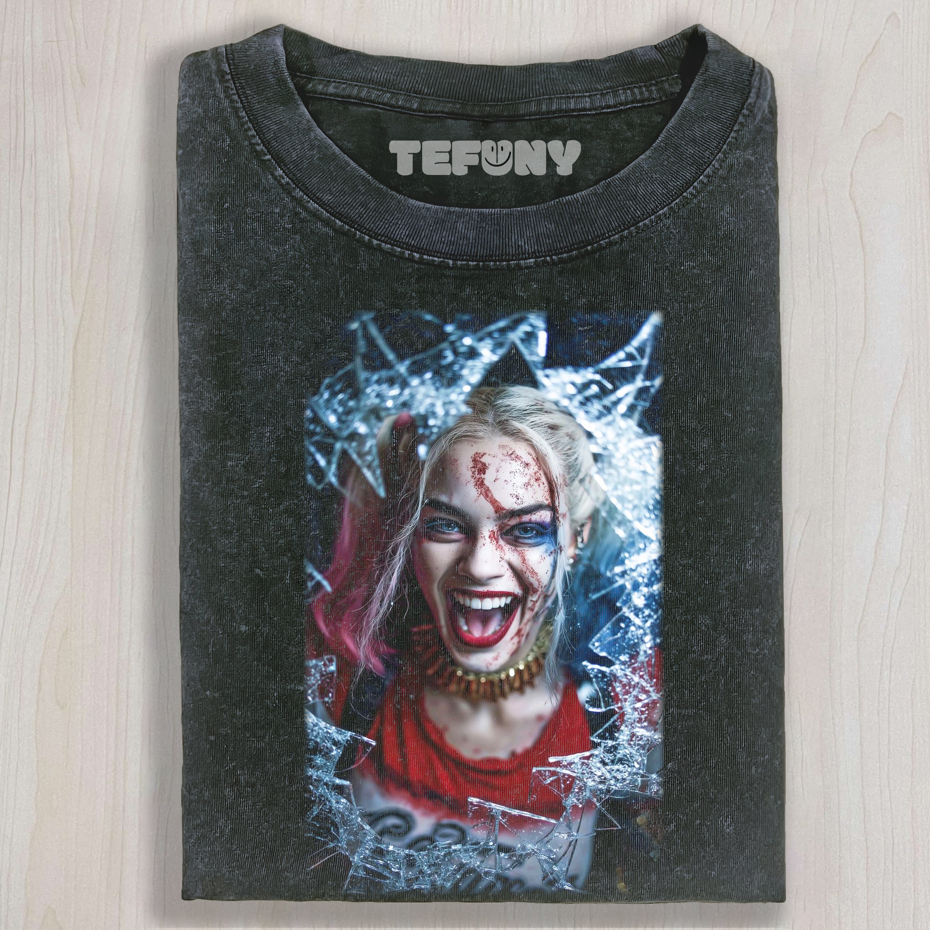 HARLEY QUINN IN THE SHATTERED MIRROR TEE & SWEAT & HOOD