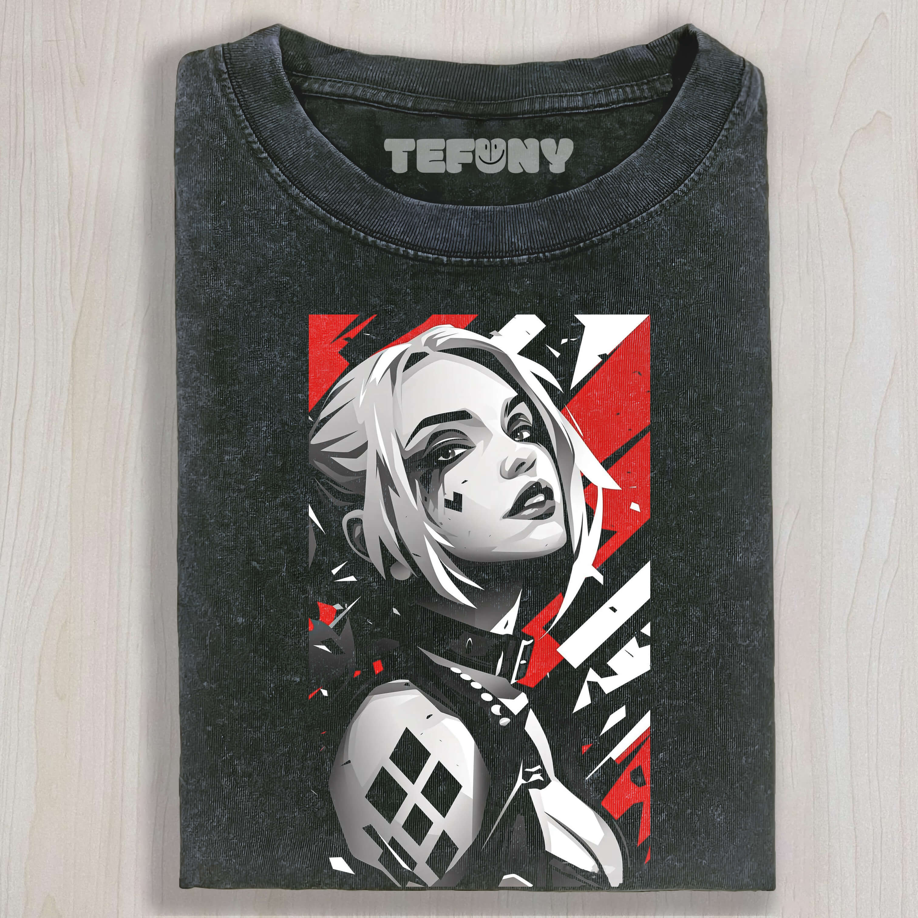 HARLEY QUINN (BLACK AND WHITE STYLE) TEE & SWEAT & HOOD
