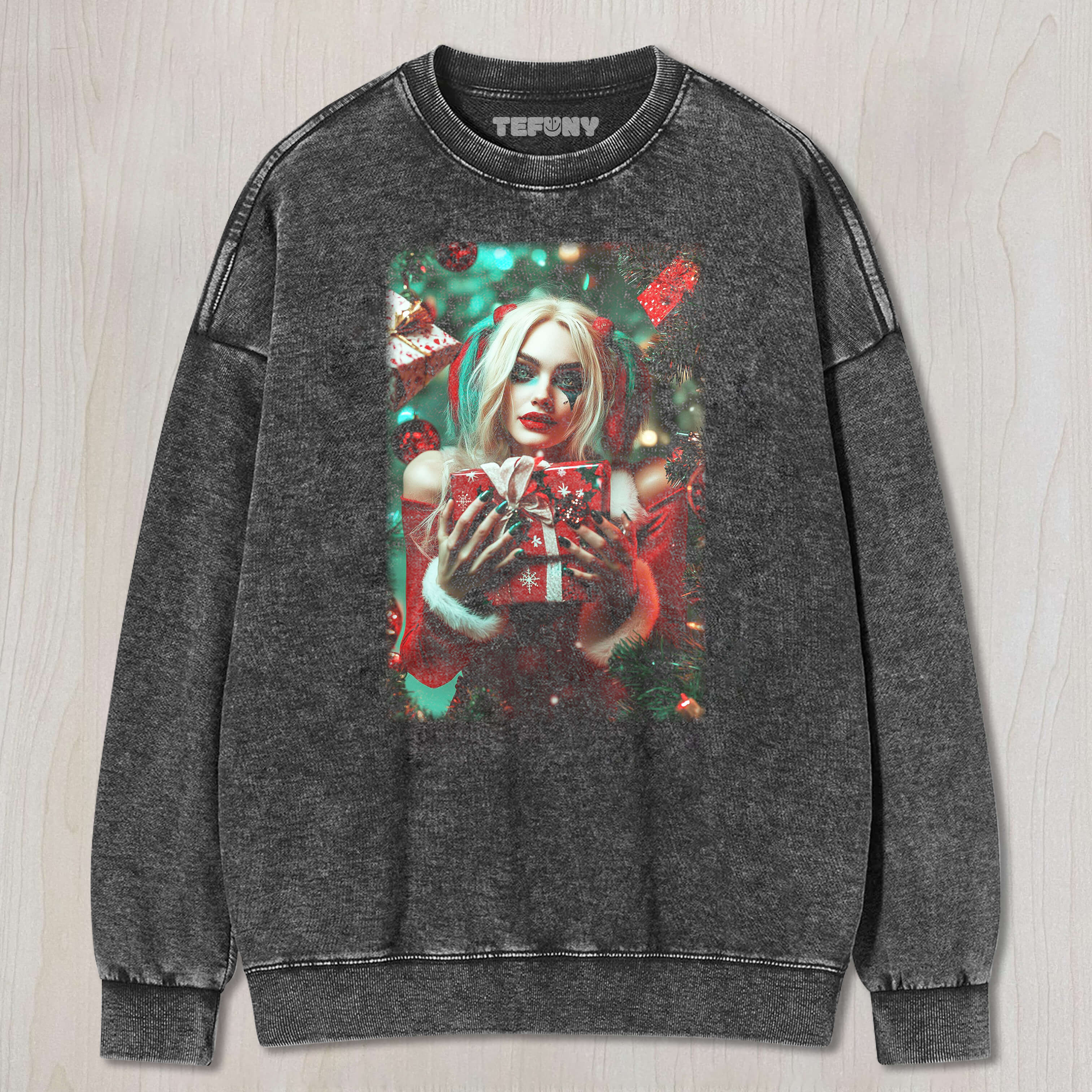 HARLEY QUINN CHRISTMAS TEE & SWEAT & HOOD