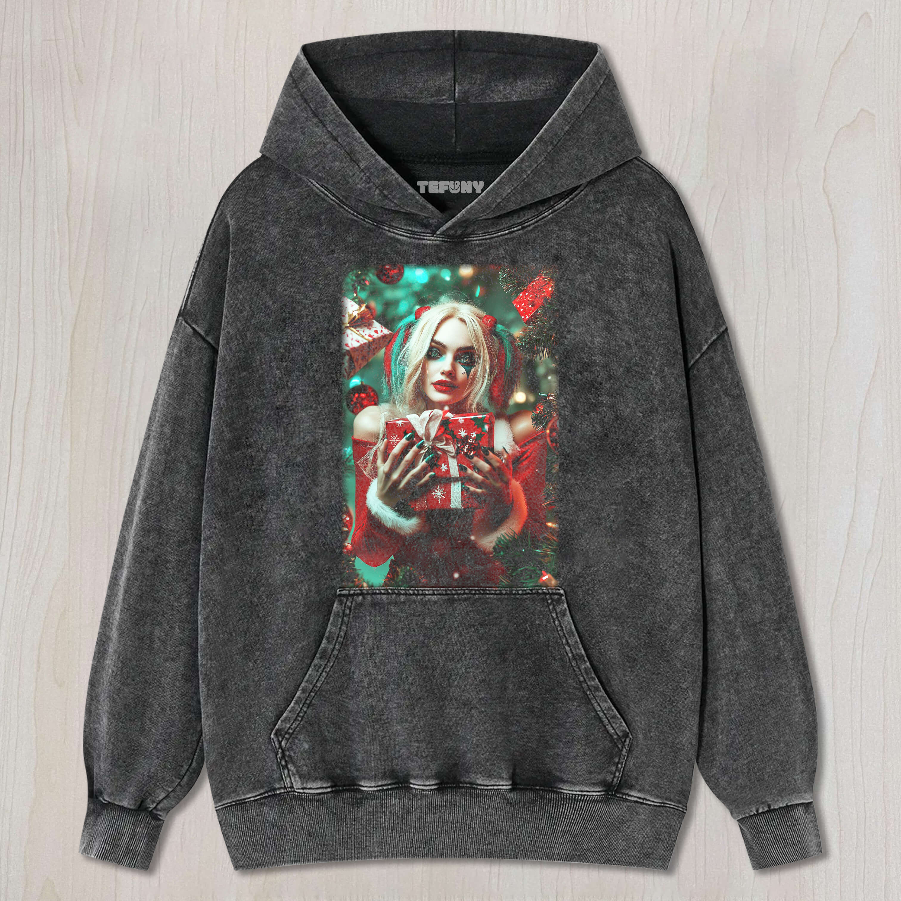HARLEY QUINN CHRISTMAS TEE & SWEAT & HOOD