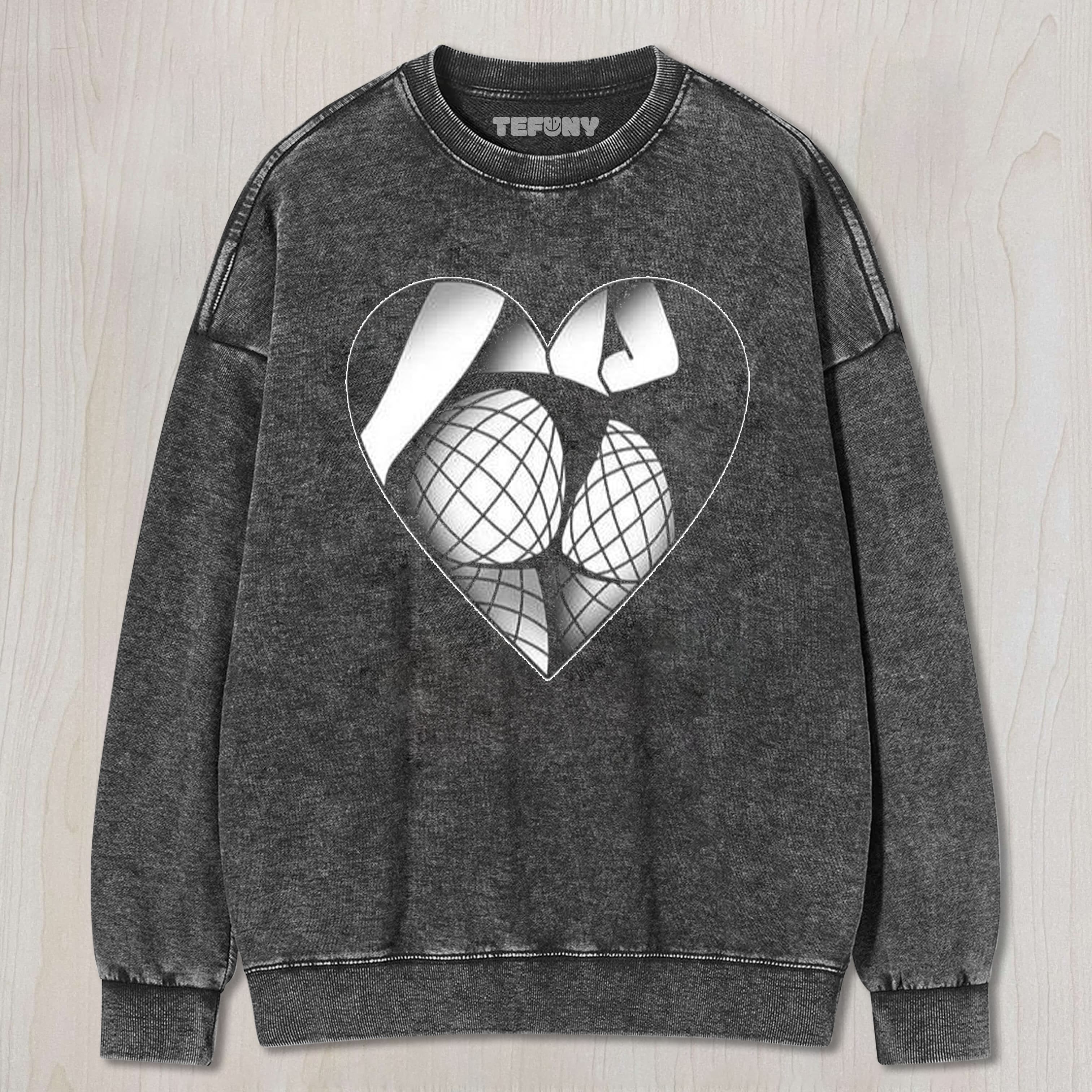 HEART-SHAPED BUTT UNISEX TEE, TANK TOP, LAYERED LS, SWEATSHIRT & HOODIE