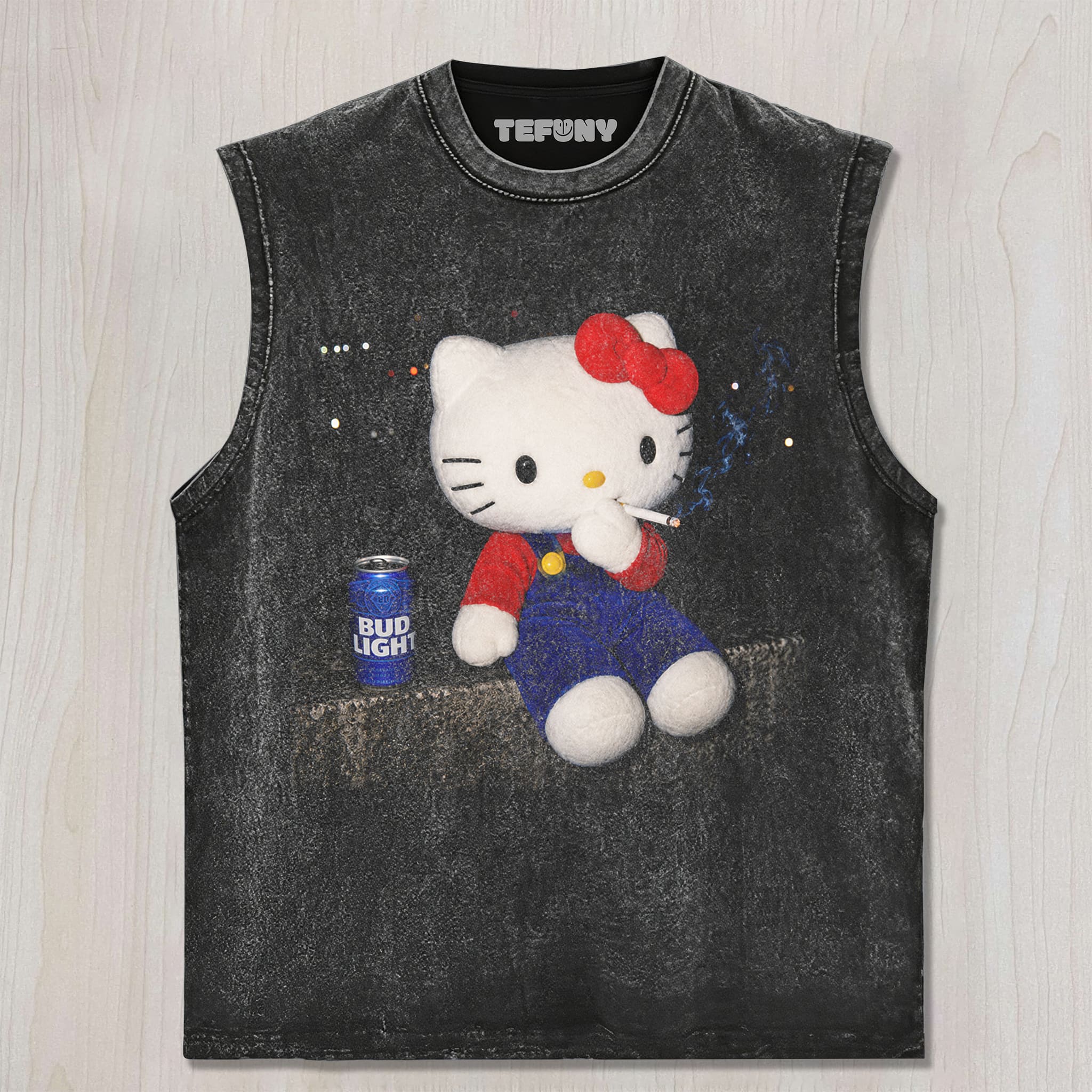 HELLO K CAT EMO UNISEX TEE, TANK TOP, LAYERED LS, SWEATSHIRT & HOODIE