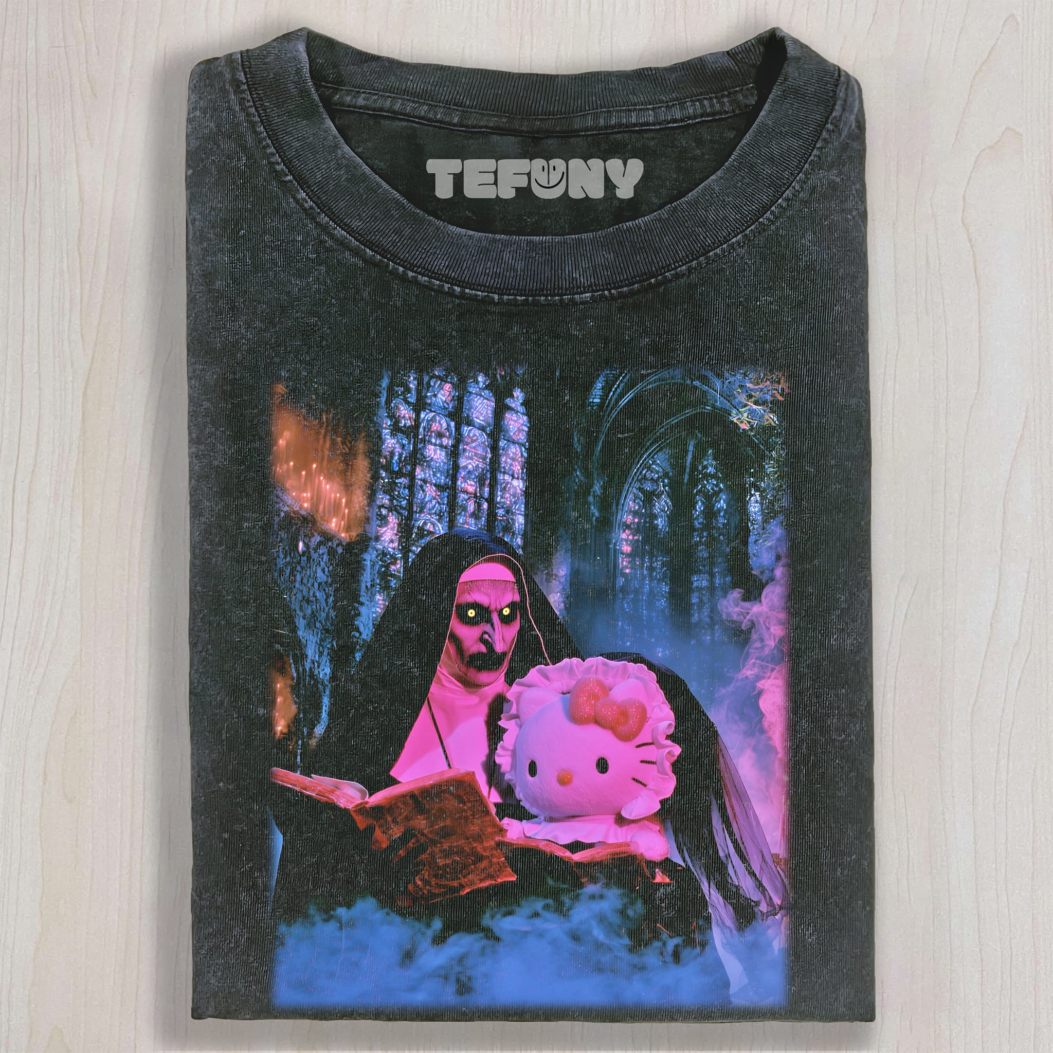 HELLO KITTY AND HORROR V7 UNISEX TEE, TANK TOP, LAYERED LS, SWEATSHIRT & HOODIE