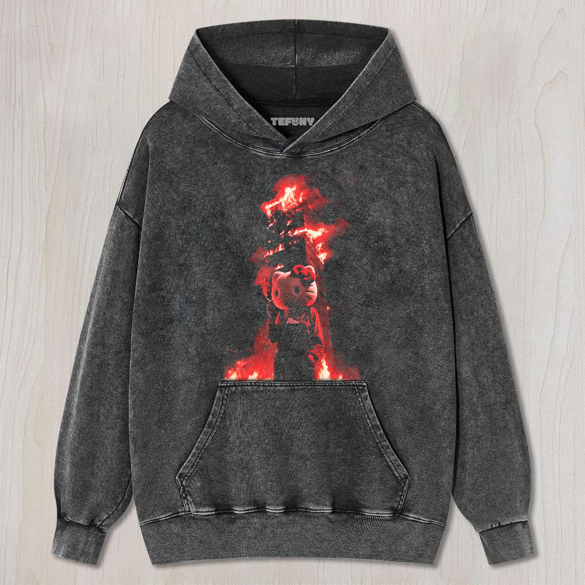 HELLO KITTY FIRE UNISEX TEE, TANK TOP, LAYERED LS, SWEATSHIRT & HOODIE