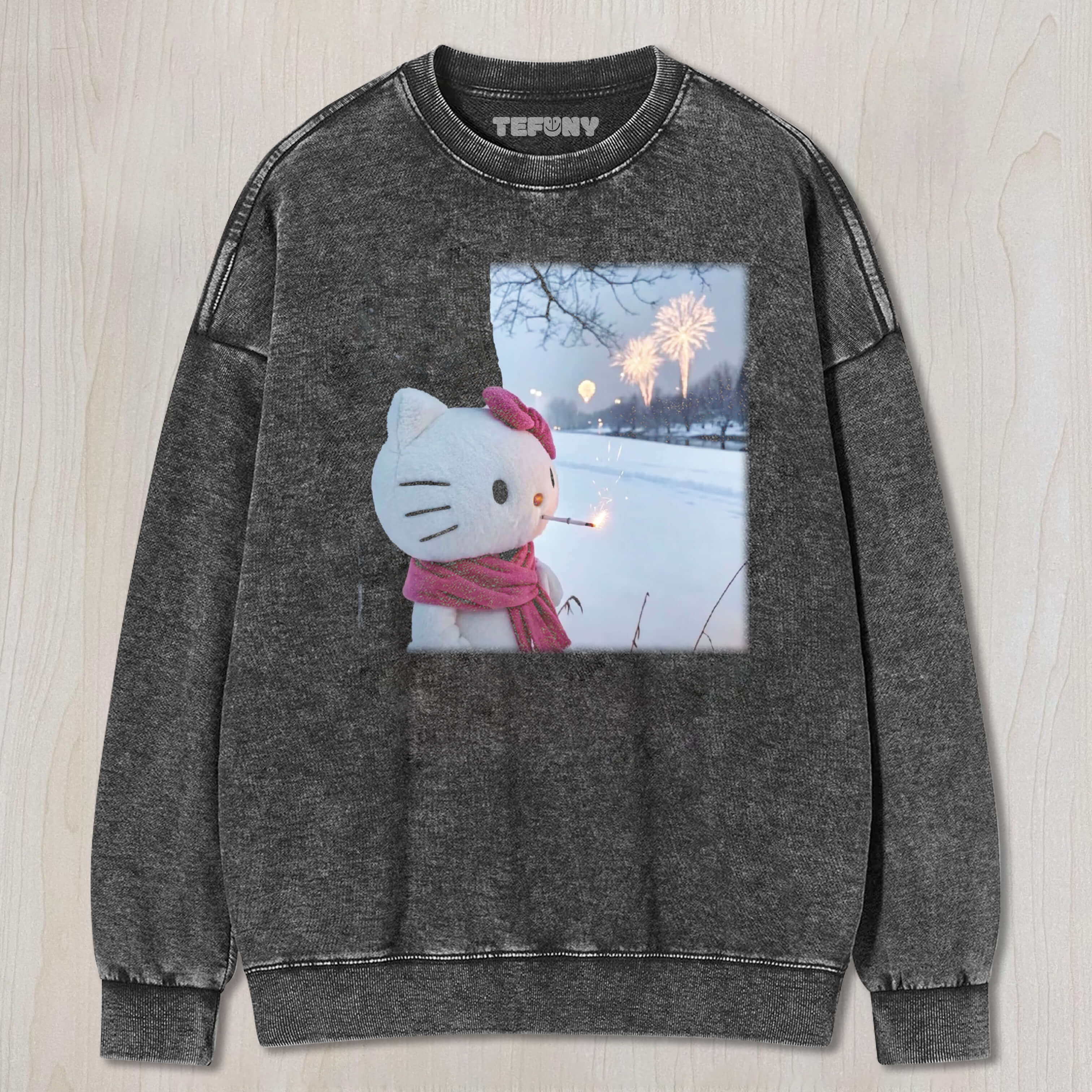 HELLO KITTY IN THE SNOW TEE & SWEAT & HOOD