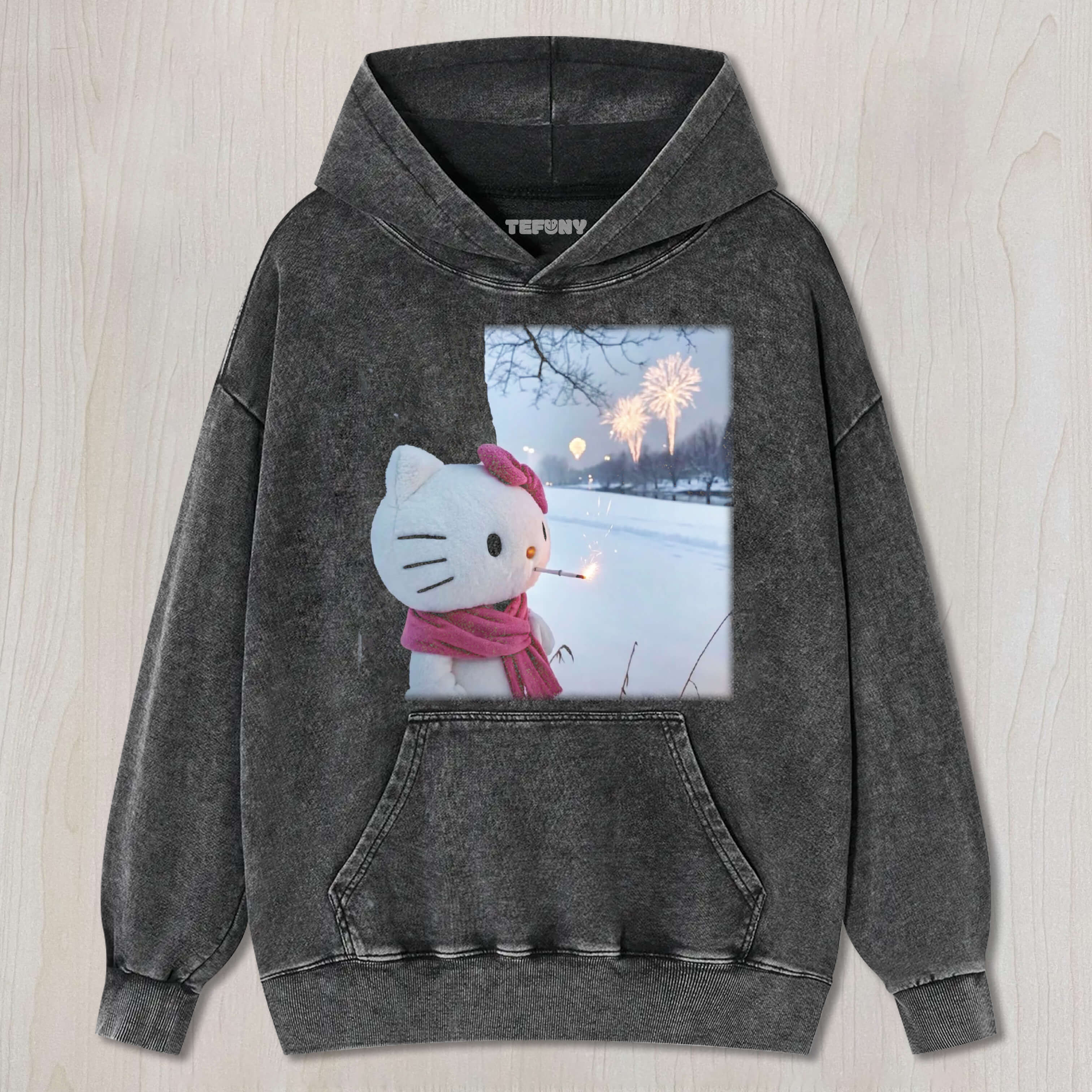 HELLO KITTY IN THE SNOW TEE & SWEAT & HOOD