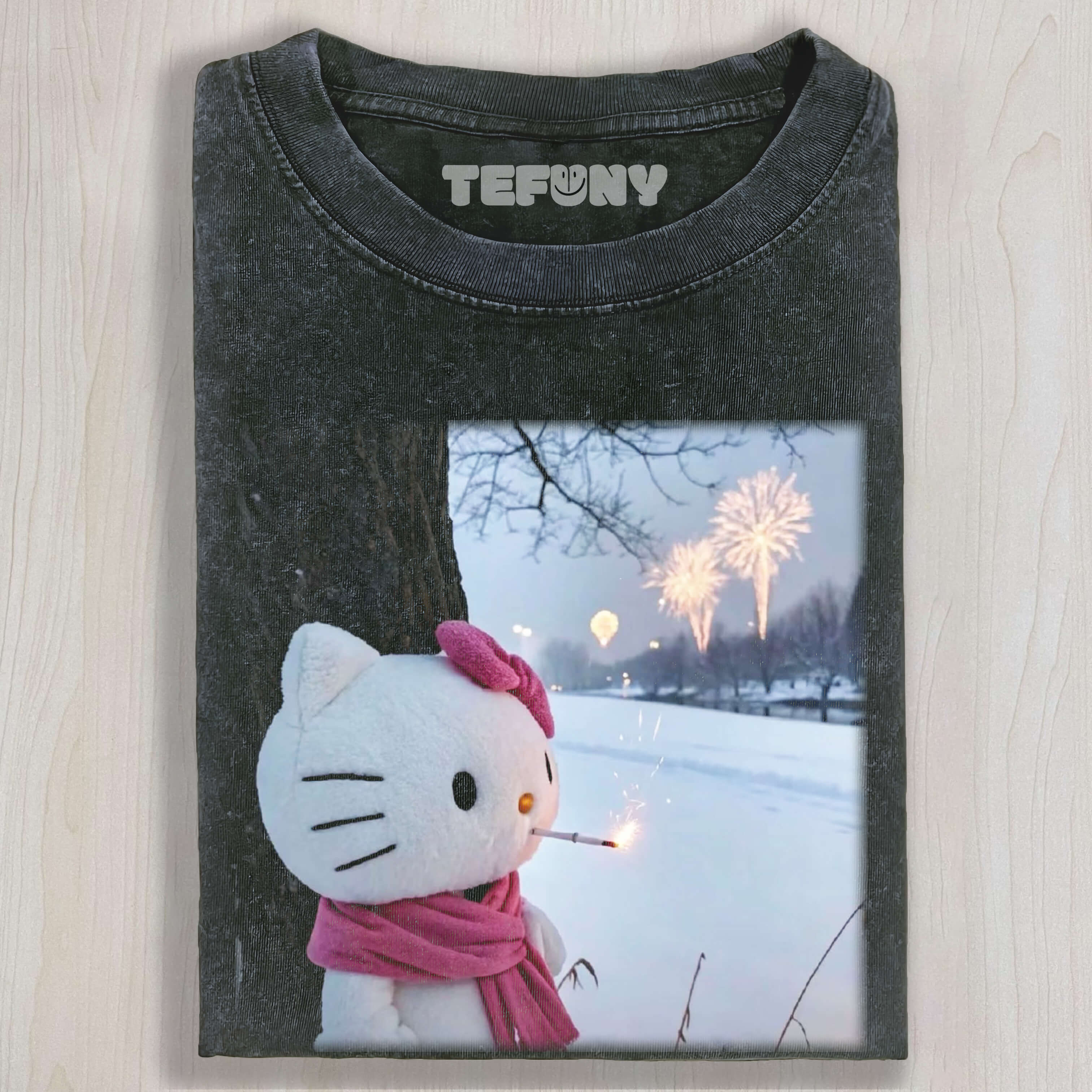 HELLO KITTY IN THE SNOW TEE & SWEAT & HOOD