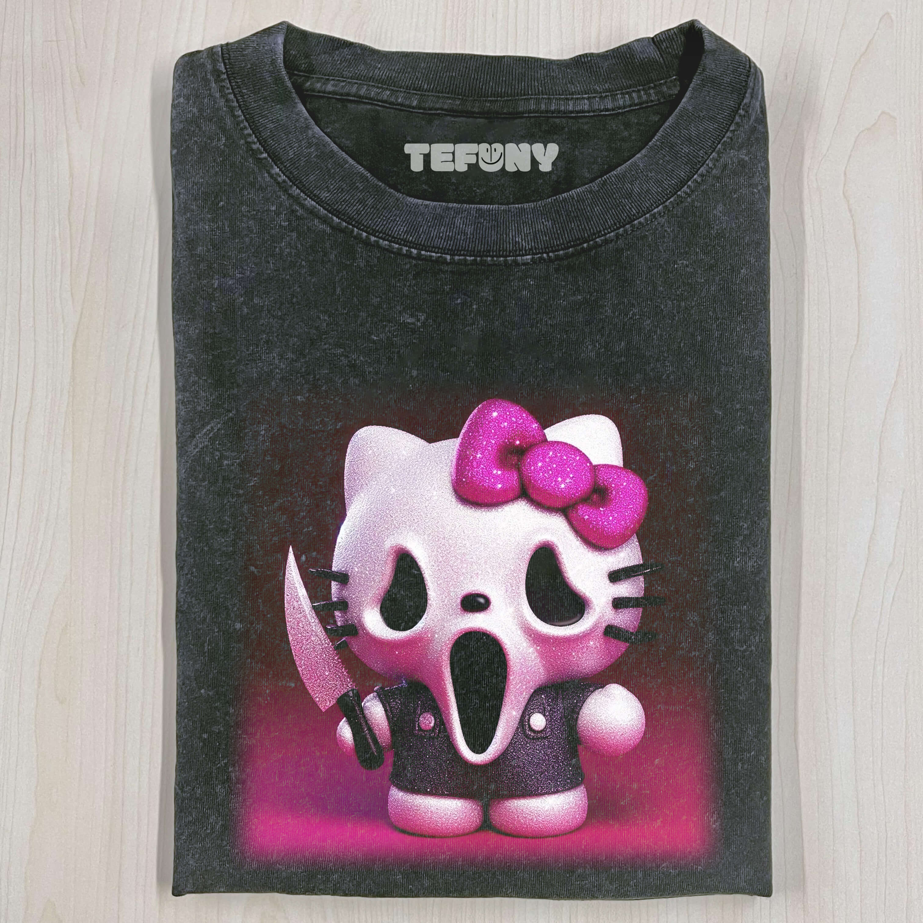 HELLO KITTY SCARY MASK T-SHIRT